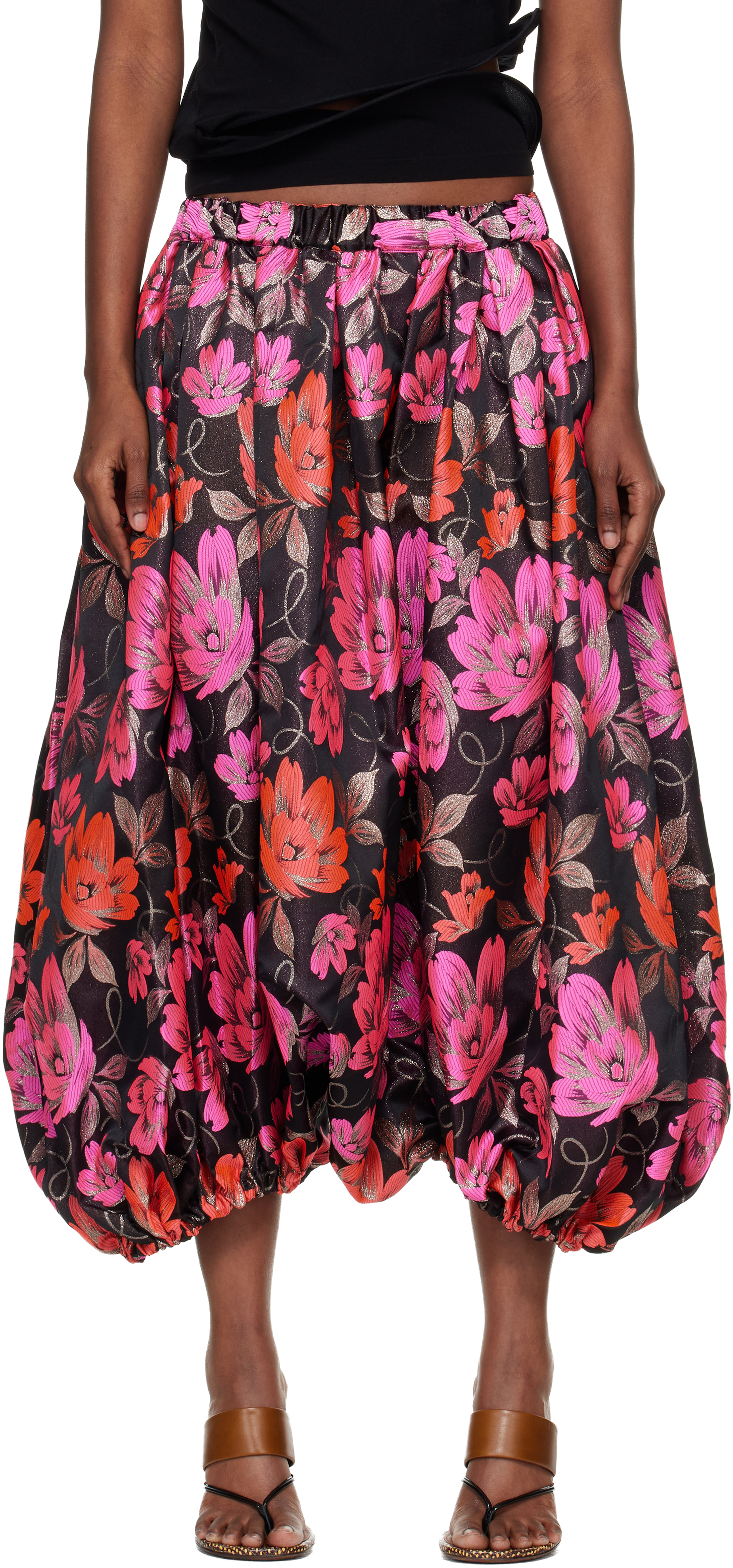 Comme des Garçons Comme des Garçons: ブラック＆ピンク Jacquard