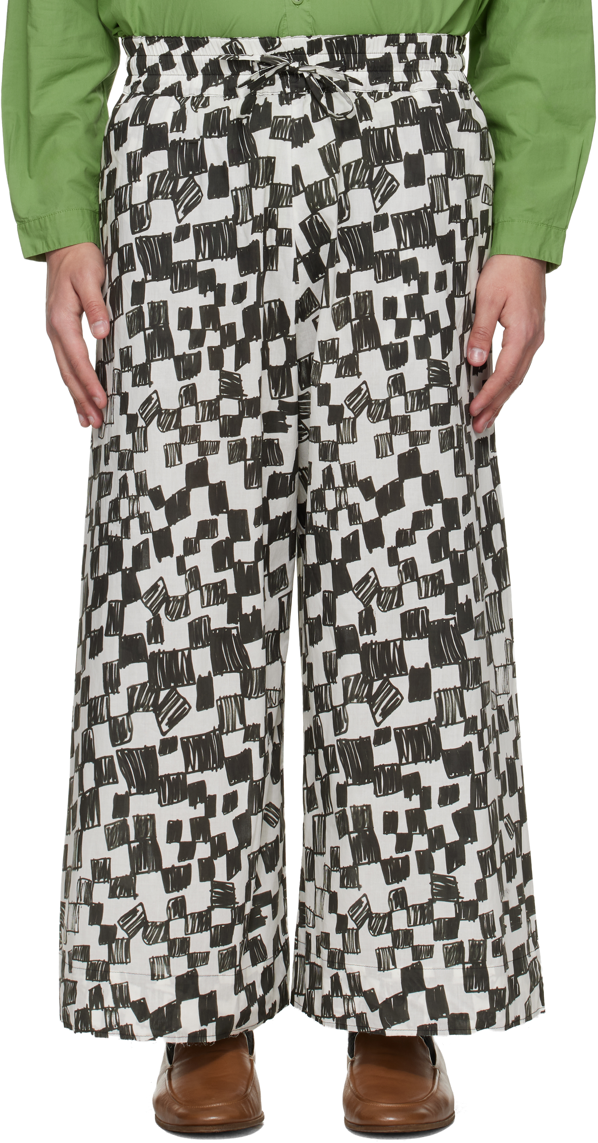 Black & White 'The Boxer' Trousers by Toogood on Sale