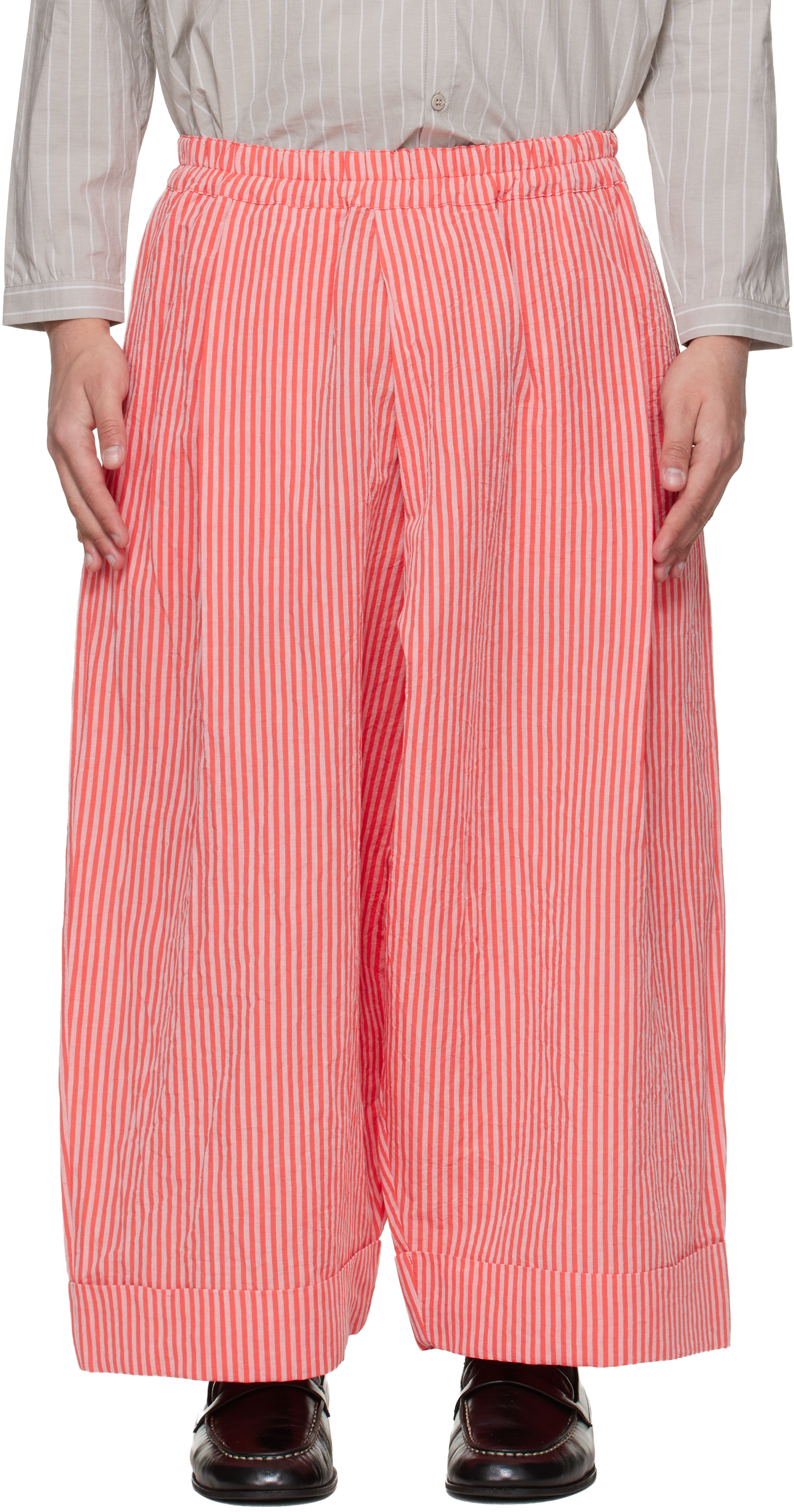 toogood THE BAKER TROUSER LINEN Mサイズ Toogood: Red & Pink 