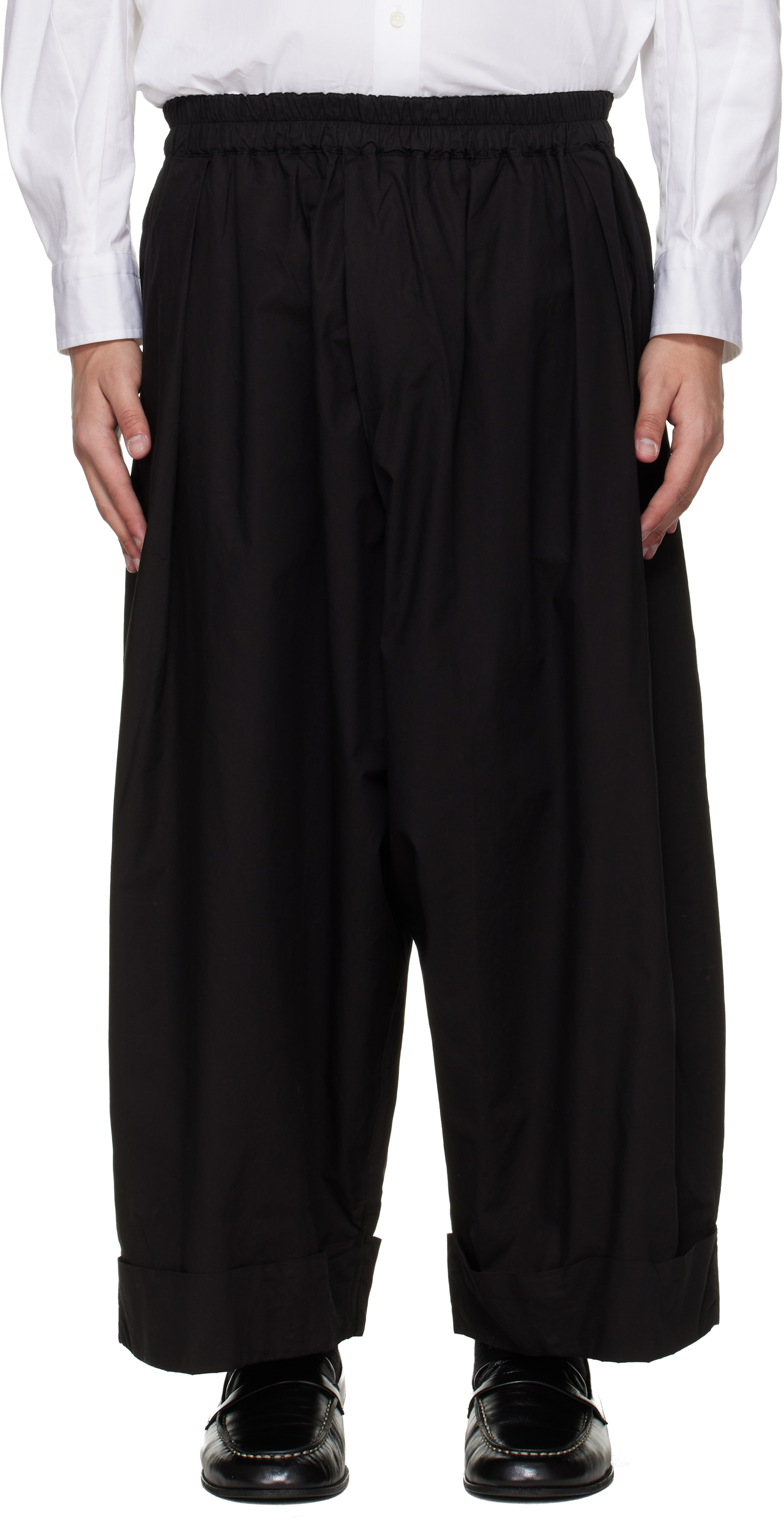 Black 'The Baker' Trousers by Toogood on Sale