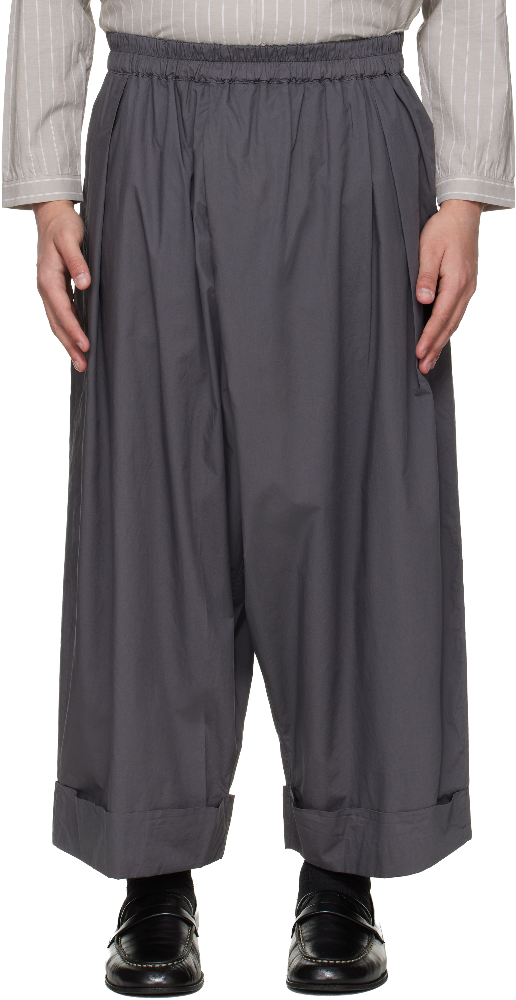 Gray 'The Baker' Trousers by Toogood on Sale