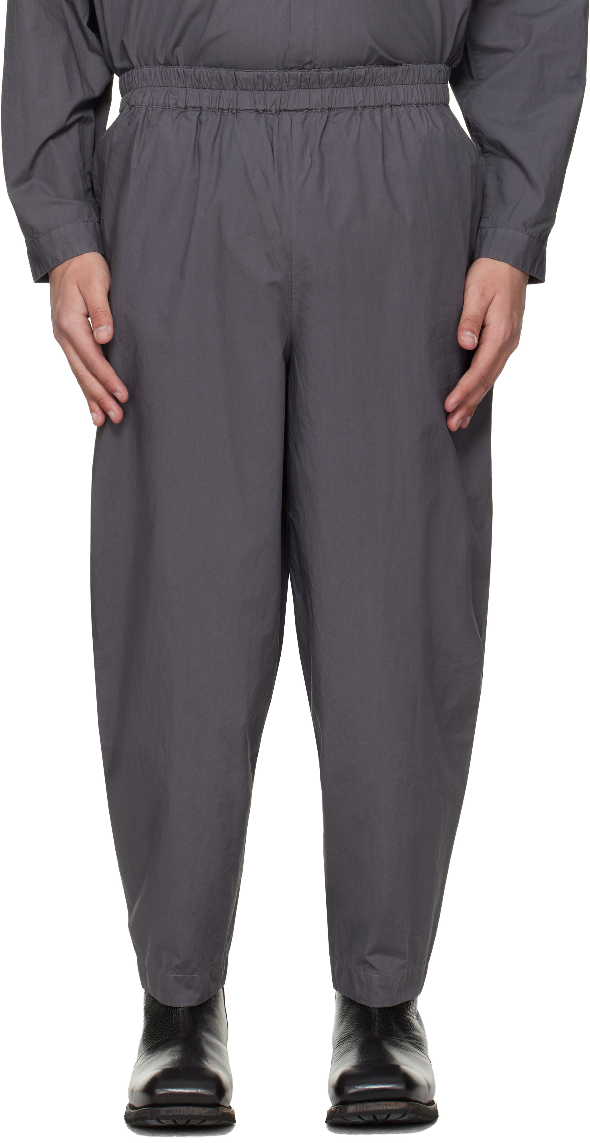 Toogood: Gray 'The Acrobat' Trousers | SSENSE