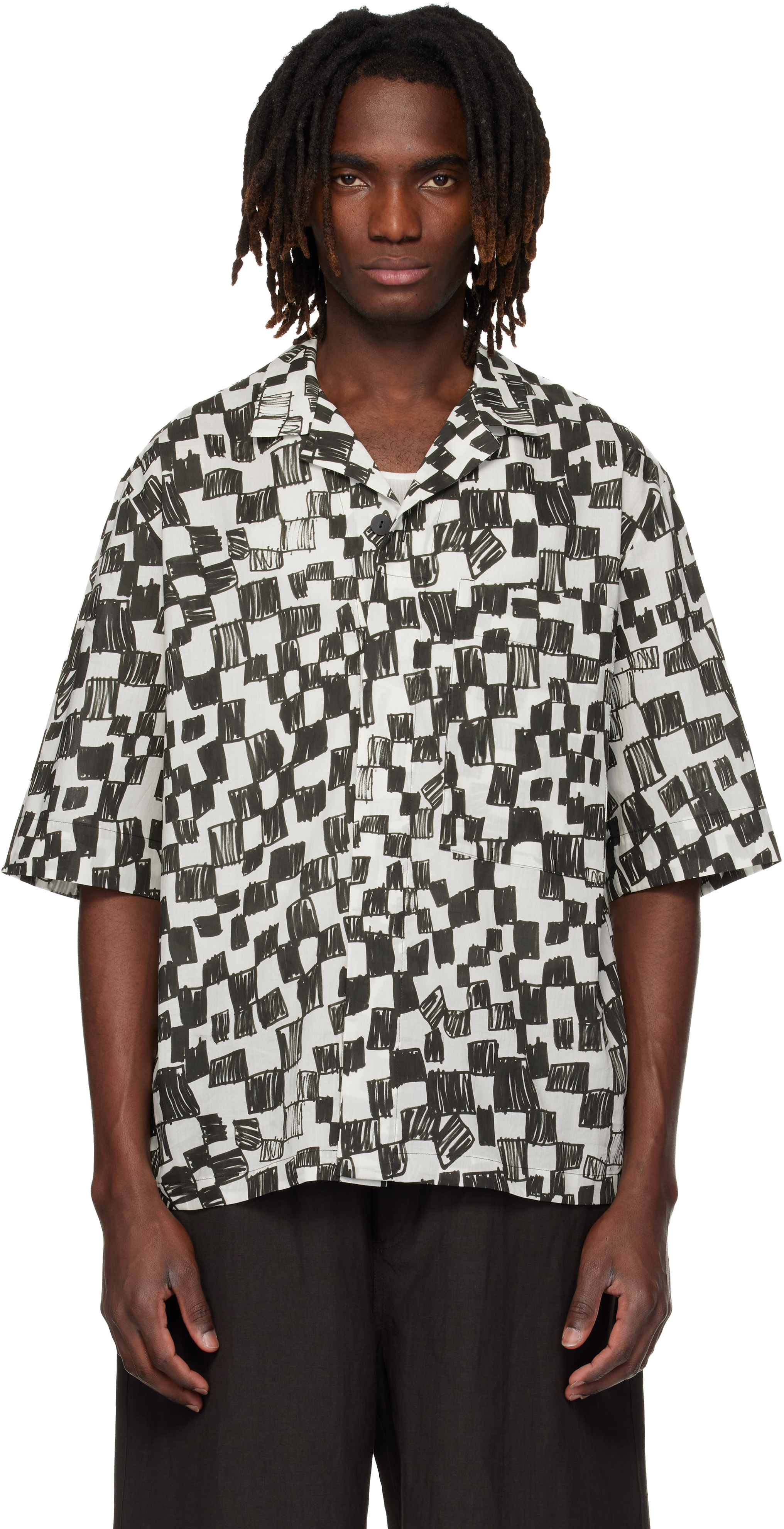 トップス toogood LANDSCAPER SHIRT 4 Beige & Black 'The Landscaper' Shirt by Toogood on Sale