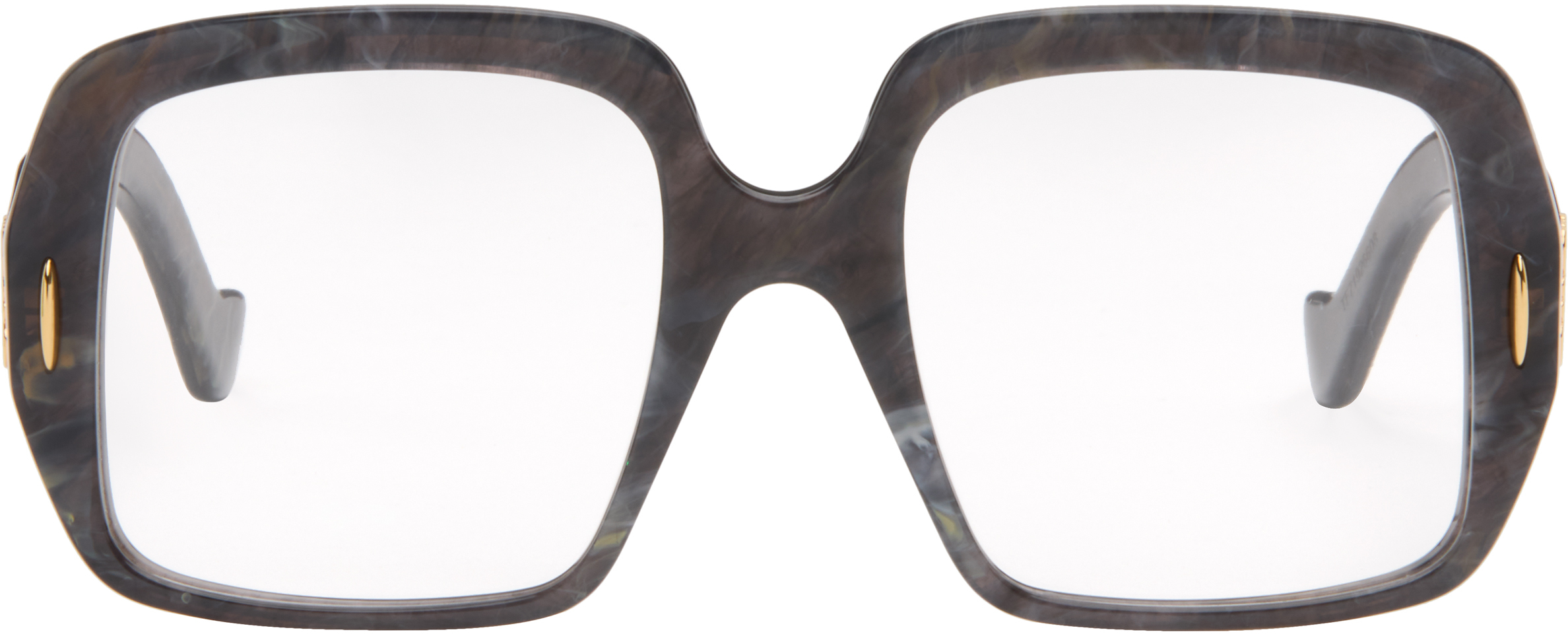 LOEWE Black & Gray Anagram Glasses