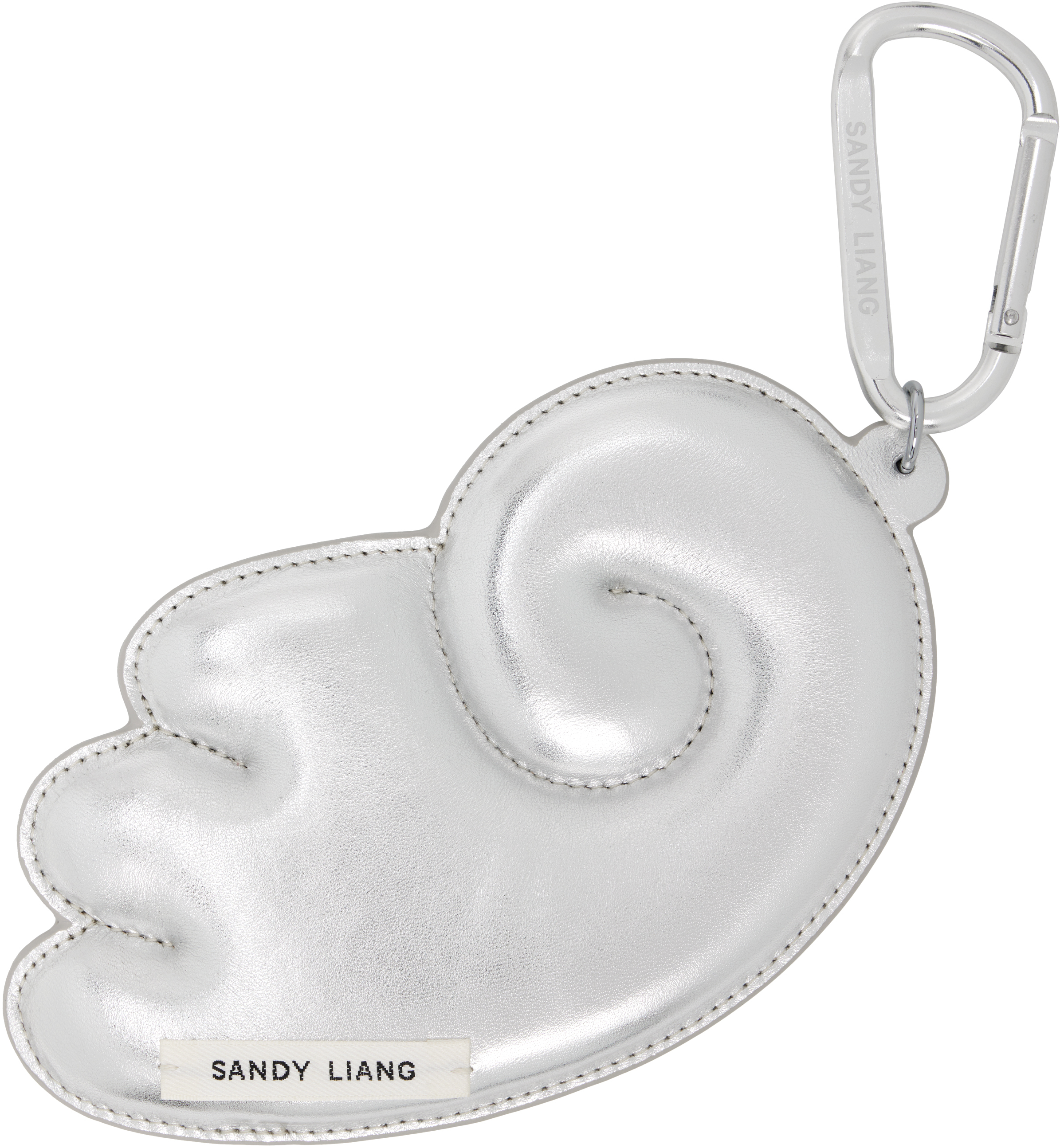 Sandy Liang: Silver Wing Bag Charm | SSENSE Canada