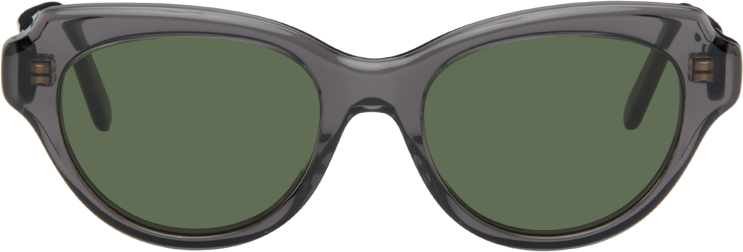 Loewe Gray Swan Slim Sunglasses In Gray