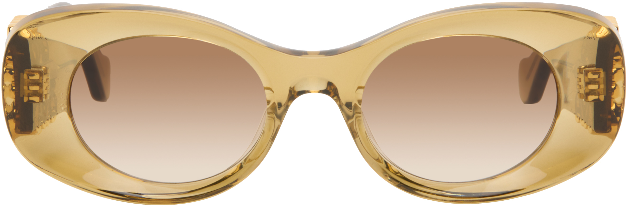 LOEWE Brown Anagram Sunglasses