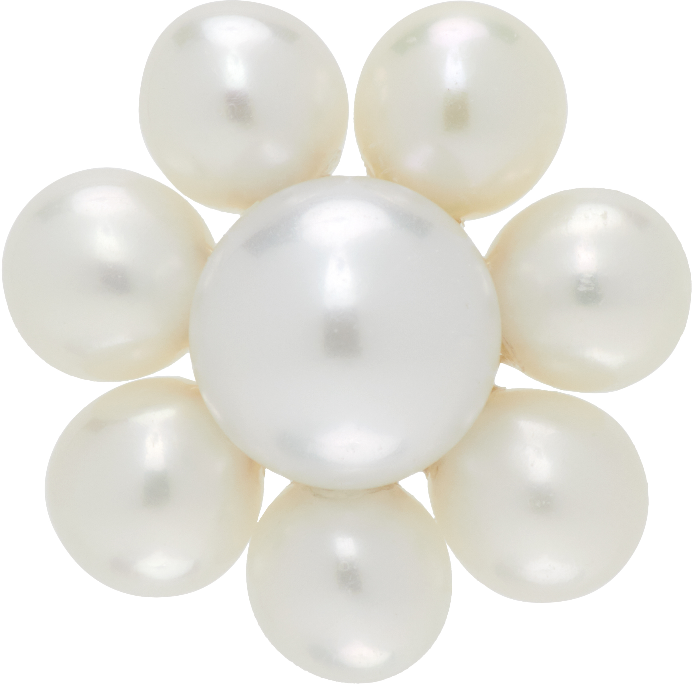 Sophie Bille Brahe Petite Marguerite Single Earring In Neutral