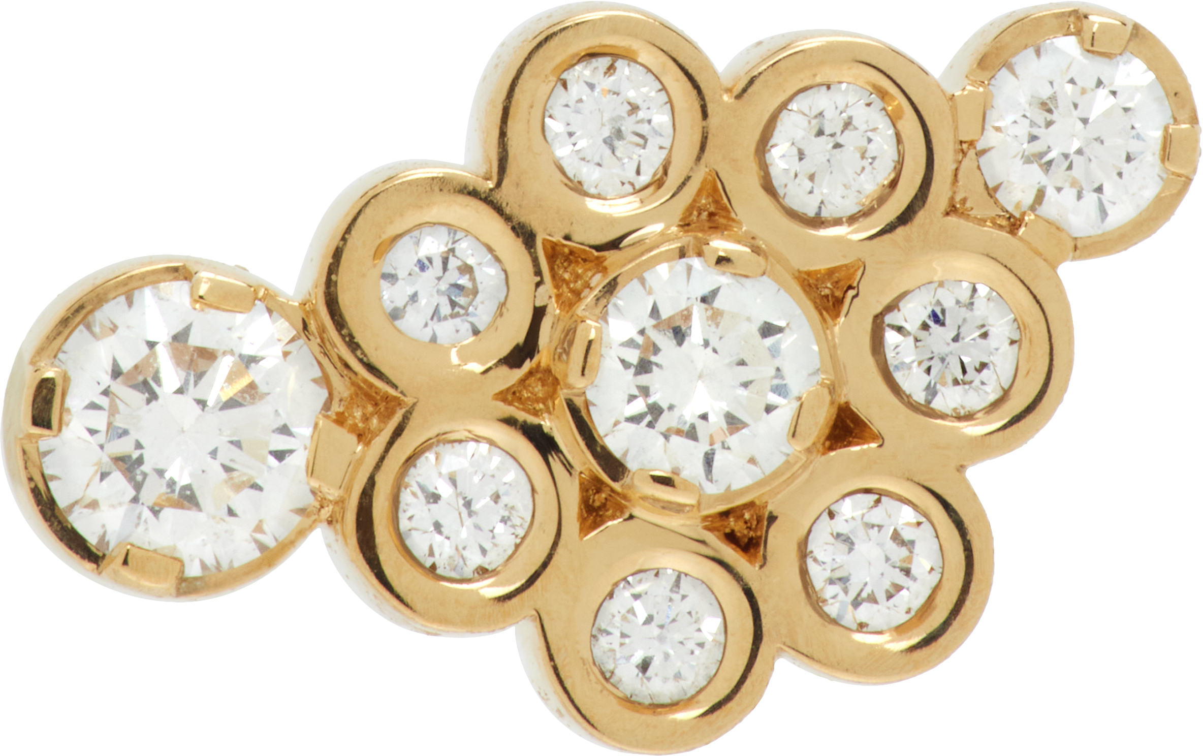 Sophie Bille Brahe Fleur Bisou Single Earring In Gold