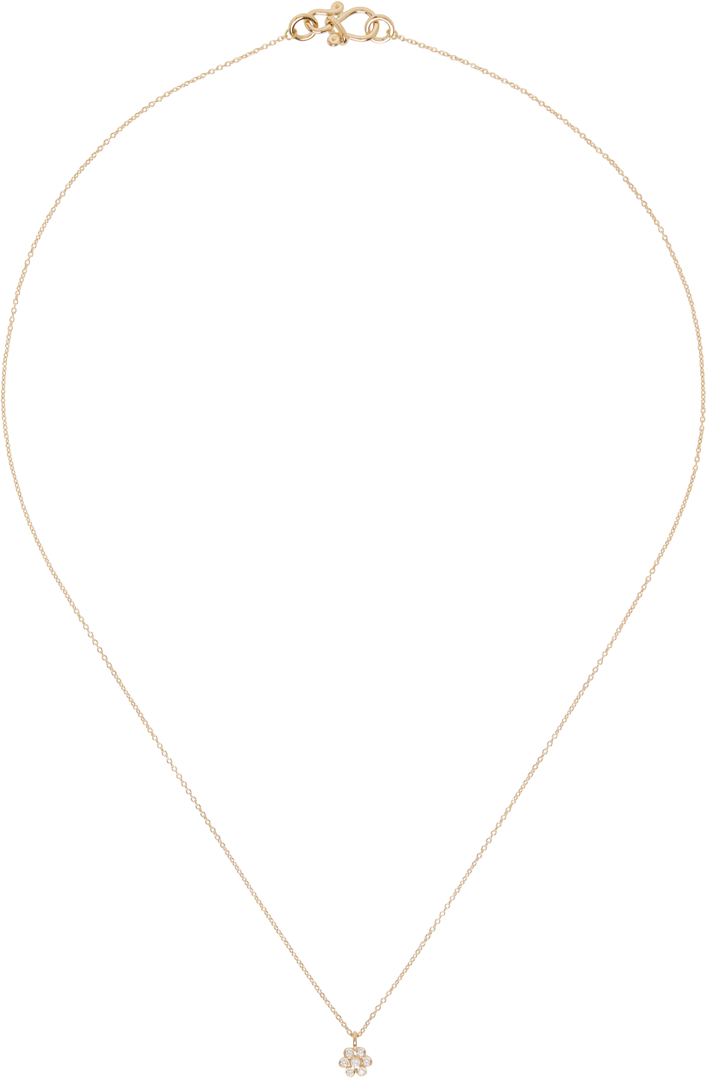 Sophie Bille Brahe Lily Fleur Simple Necklace