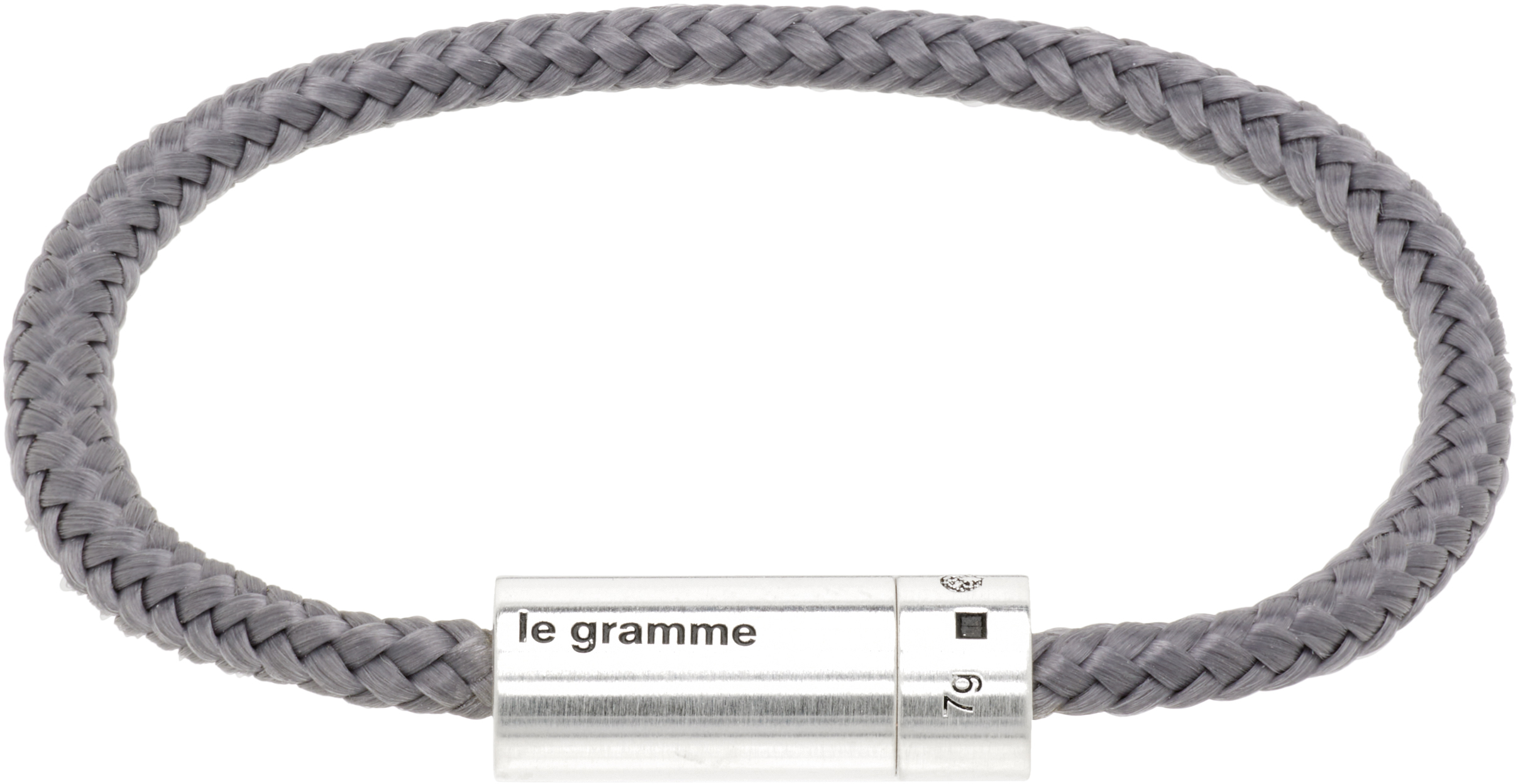 Le Gramme: グレー 'le 7g' Nato Cable ブレスレット | SSENSE 日本