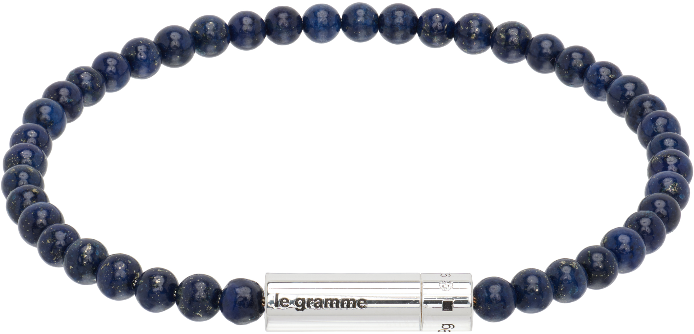 Le Gramme: 'le 11g' Lapis Lazuli Beads Bracelet | SSENSE Le Gramme: 'le 11g' Lapis Lazuli Beads Bracelet | SSENSE