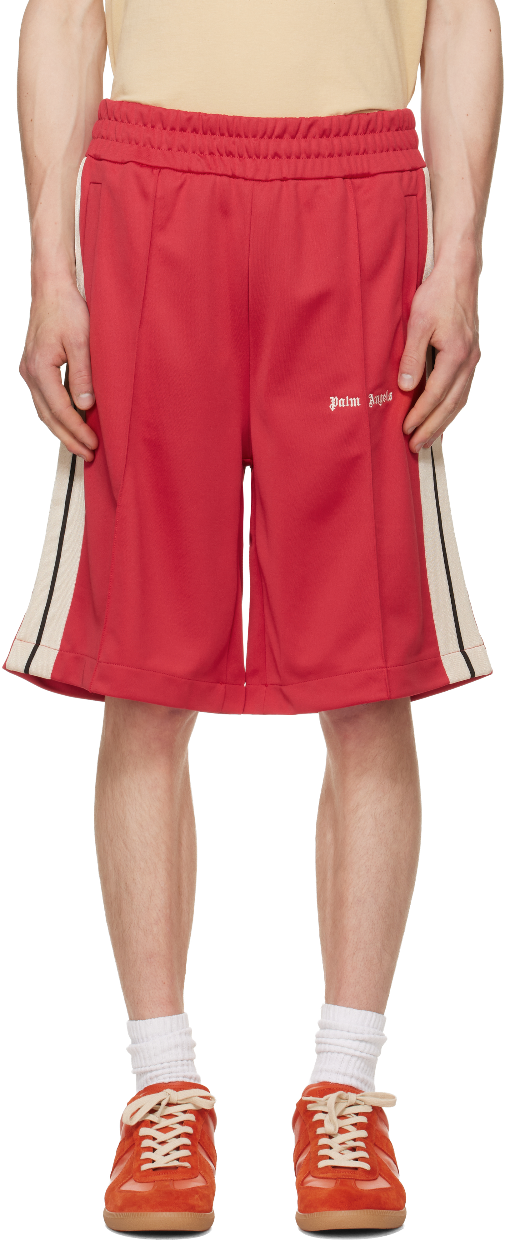 Palm Angelsのレッド Classic Logo トラック ショートパンツがセール中