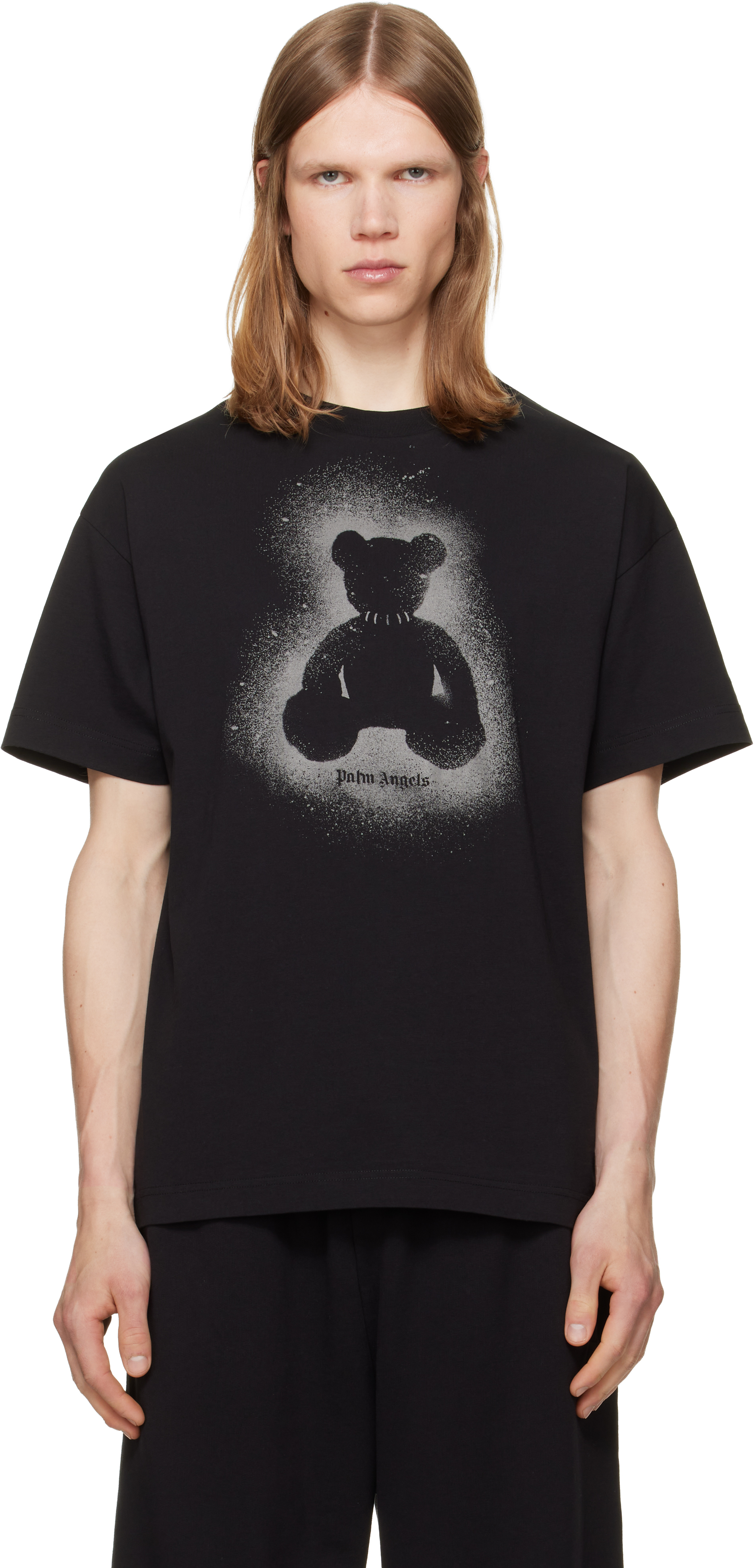 Palm Angelsのブラック Spray Bear Tシャツがセール中