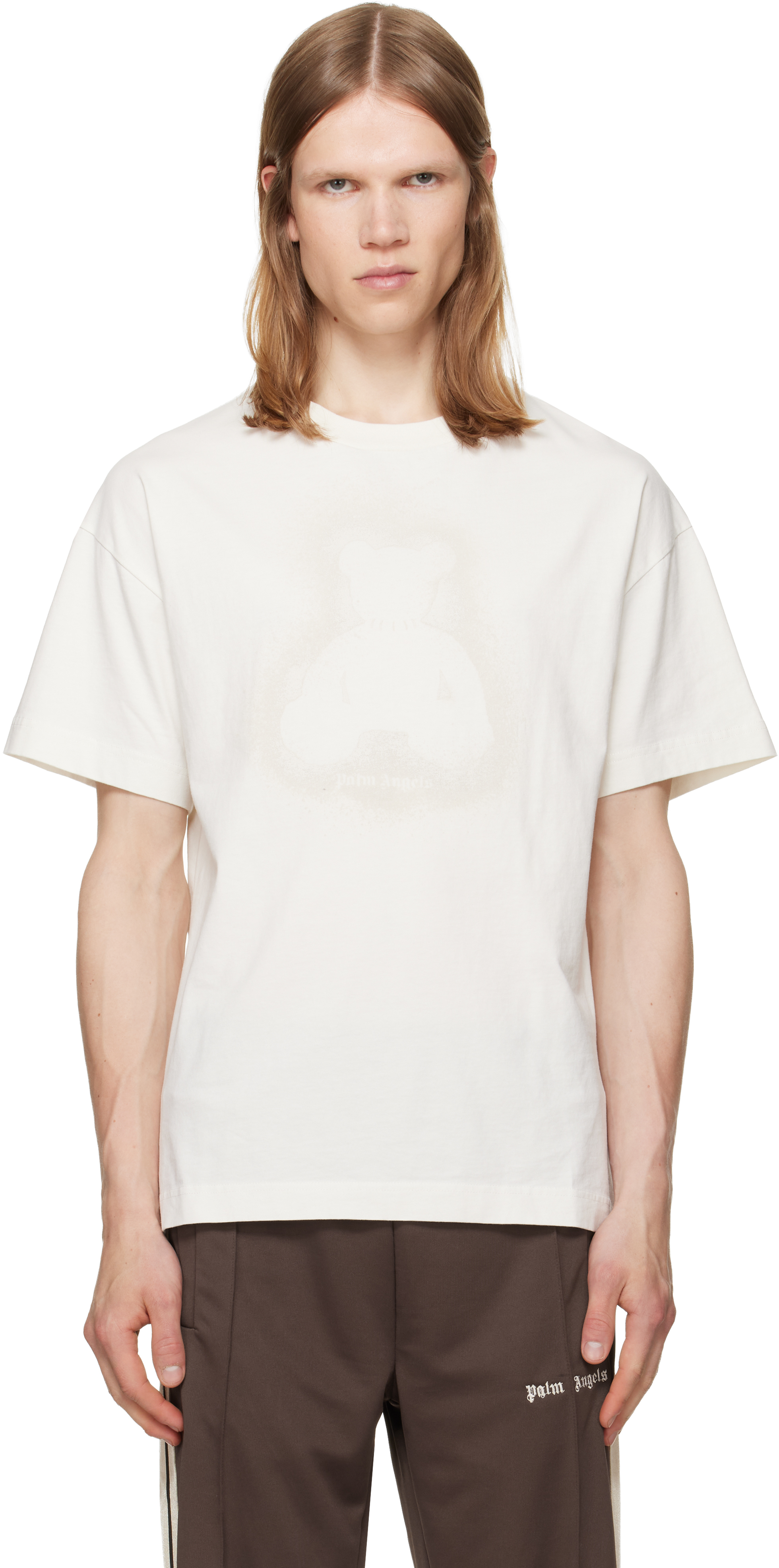 Palm Angelsのオフホワイト Spray Bear Tシャツがセール中
