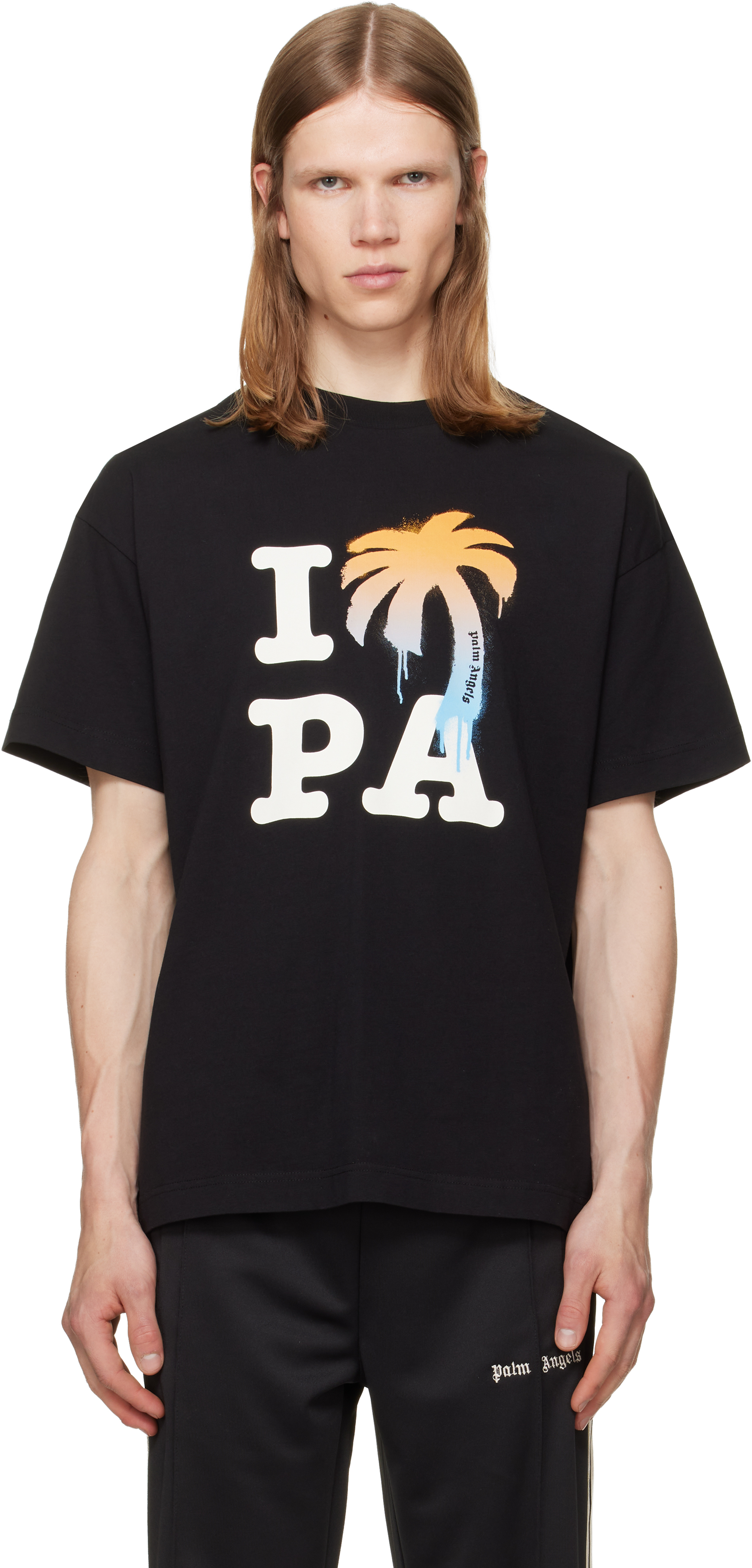 Palm Angelsのブラック 'I Love PA' Tシャツがセール中