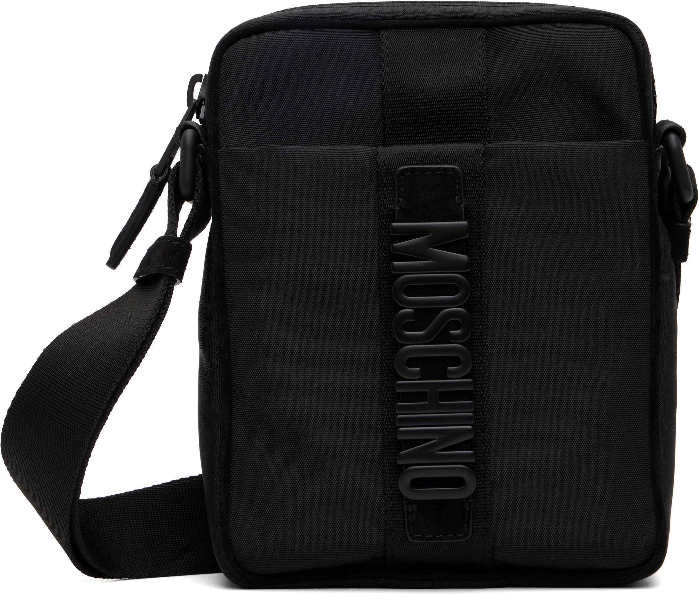 Black 'Carry Me' Bag by Moschino on Sale
