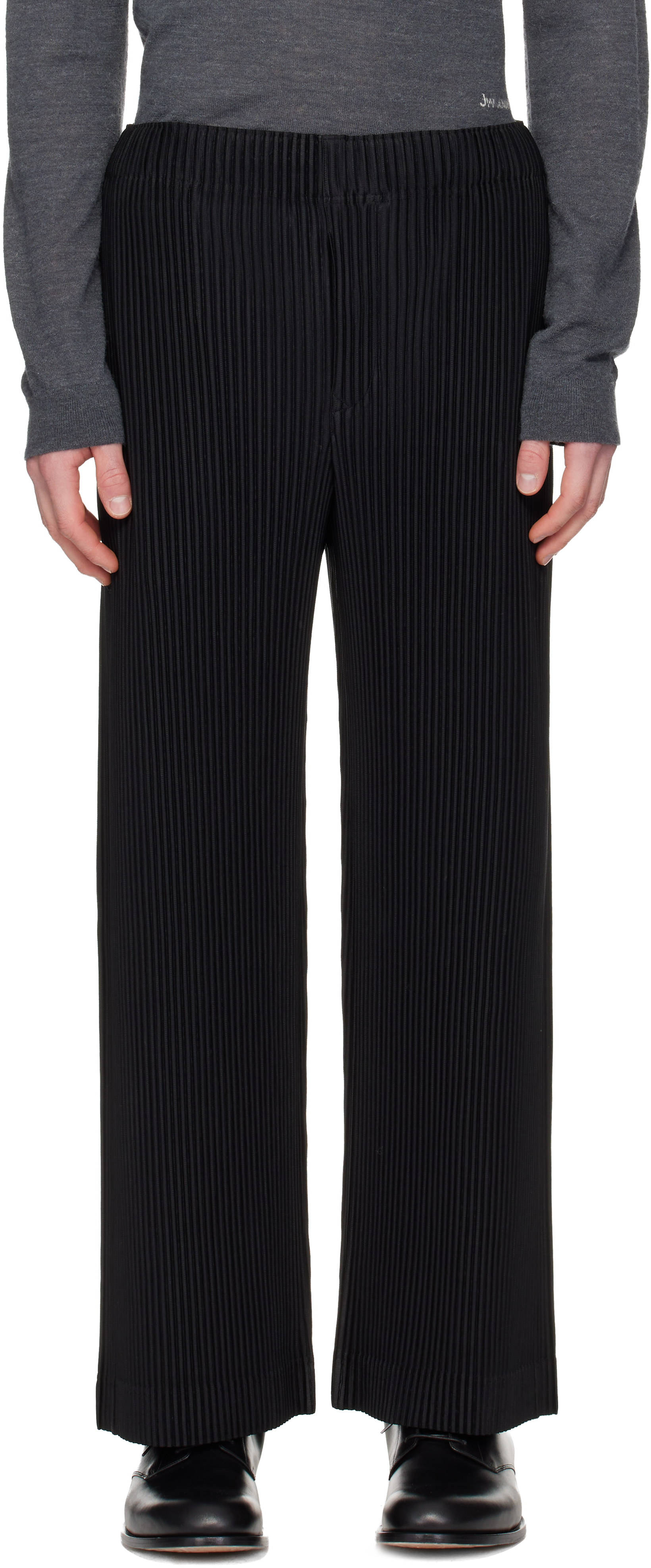 HOMME PLISSÉ ISSEY MIYAKE Black Monthly Colors October Trousers