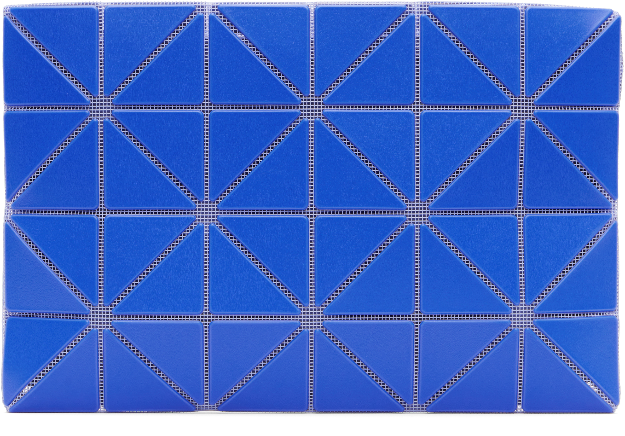 BAO BAO ISSEY MIYAKE: Blue Lucent W Color Pouch | SSENSE