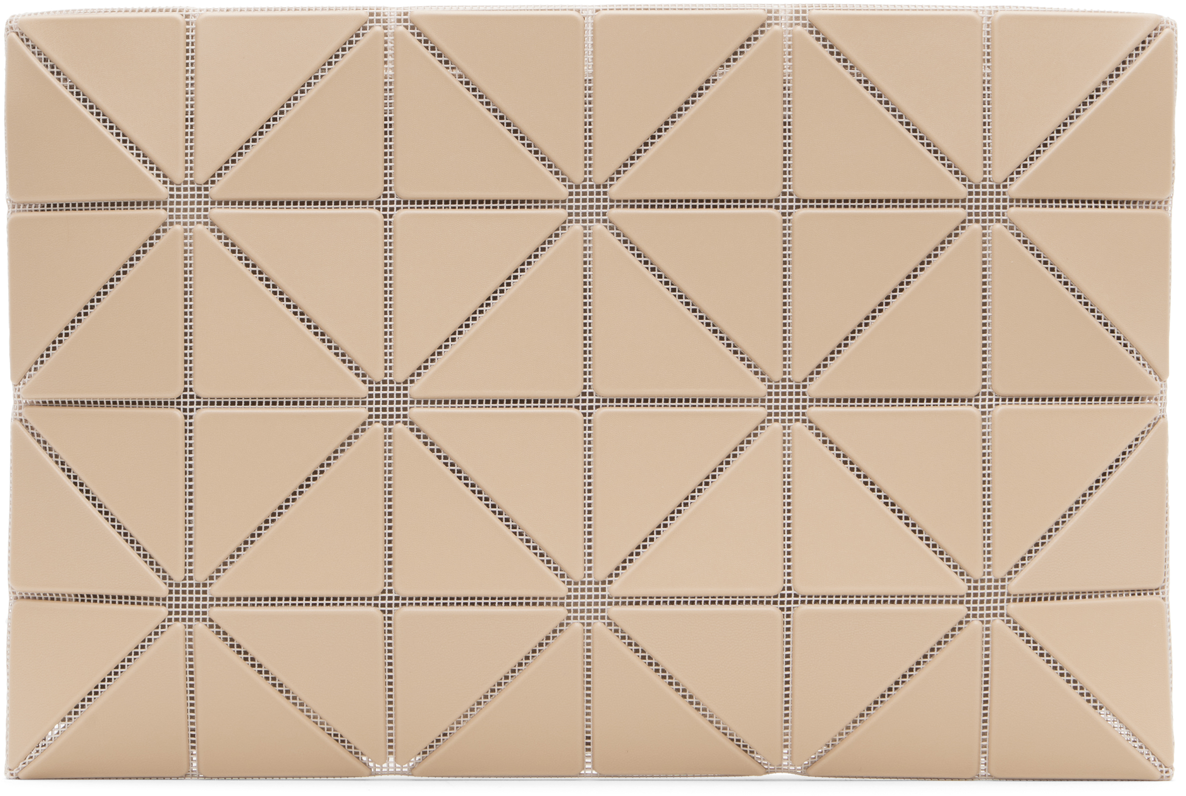 Beige Lucent W Color Pouch by BAO BAO ISSEY MIYAKE on Sale