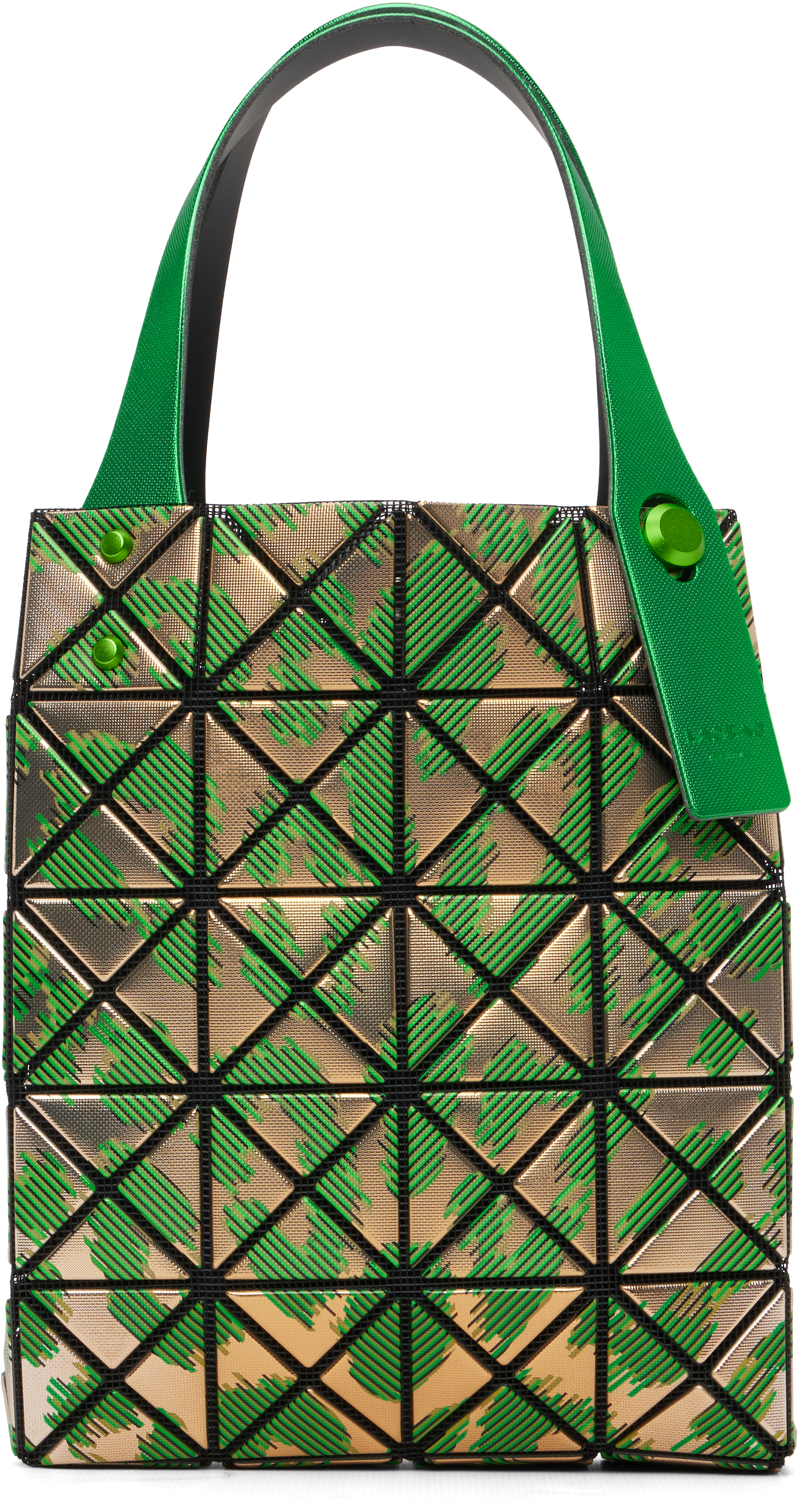 BAO BAO ISSEY MIYAKE: Green Chimera Bag | SSENSE