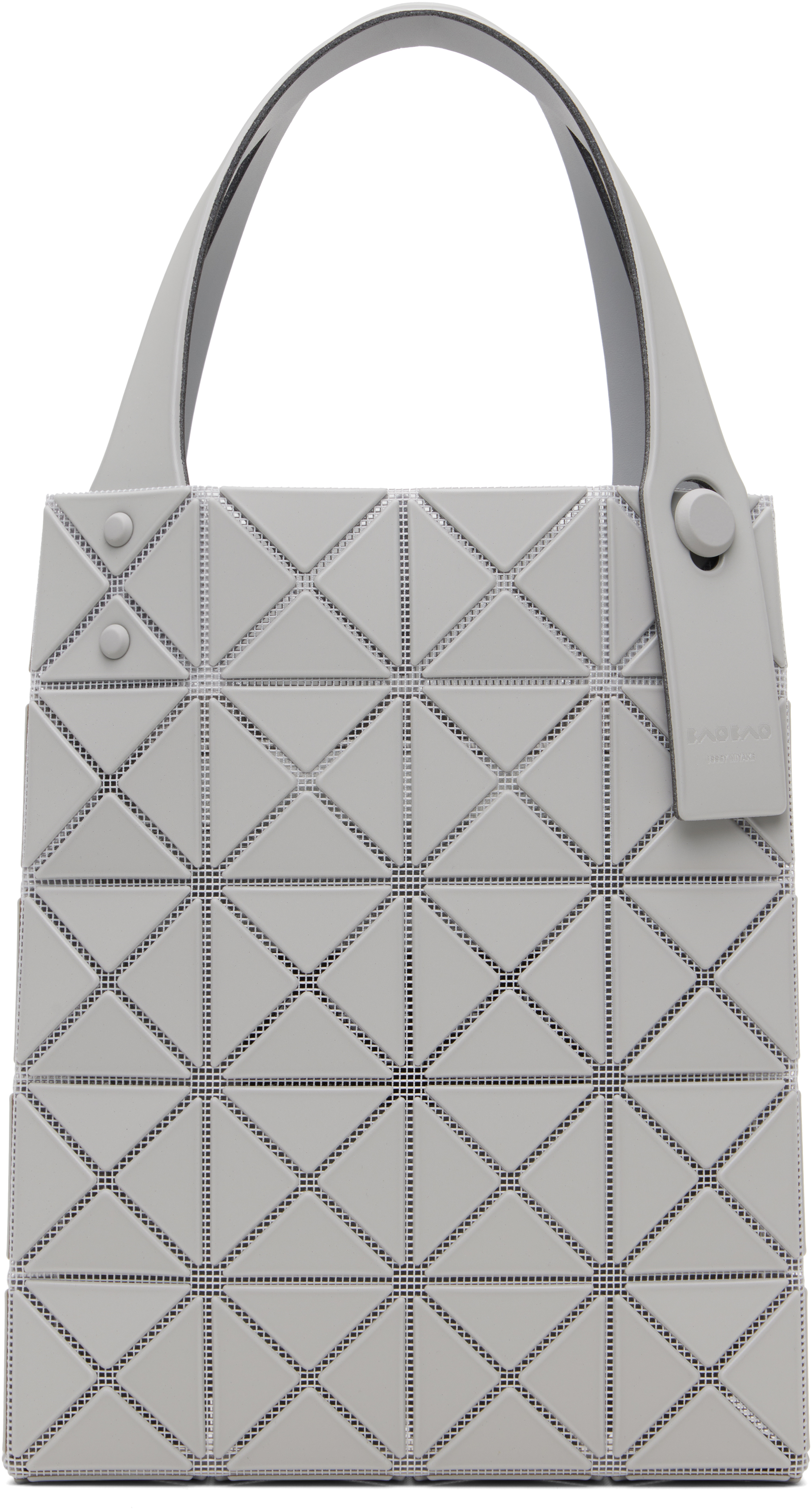 BAO BAO ISSEY MIYAKE トートバッグ グレー BAO BAO ISSEY MIYAKE: Gray Prism Plus Tote | SSENSE