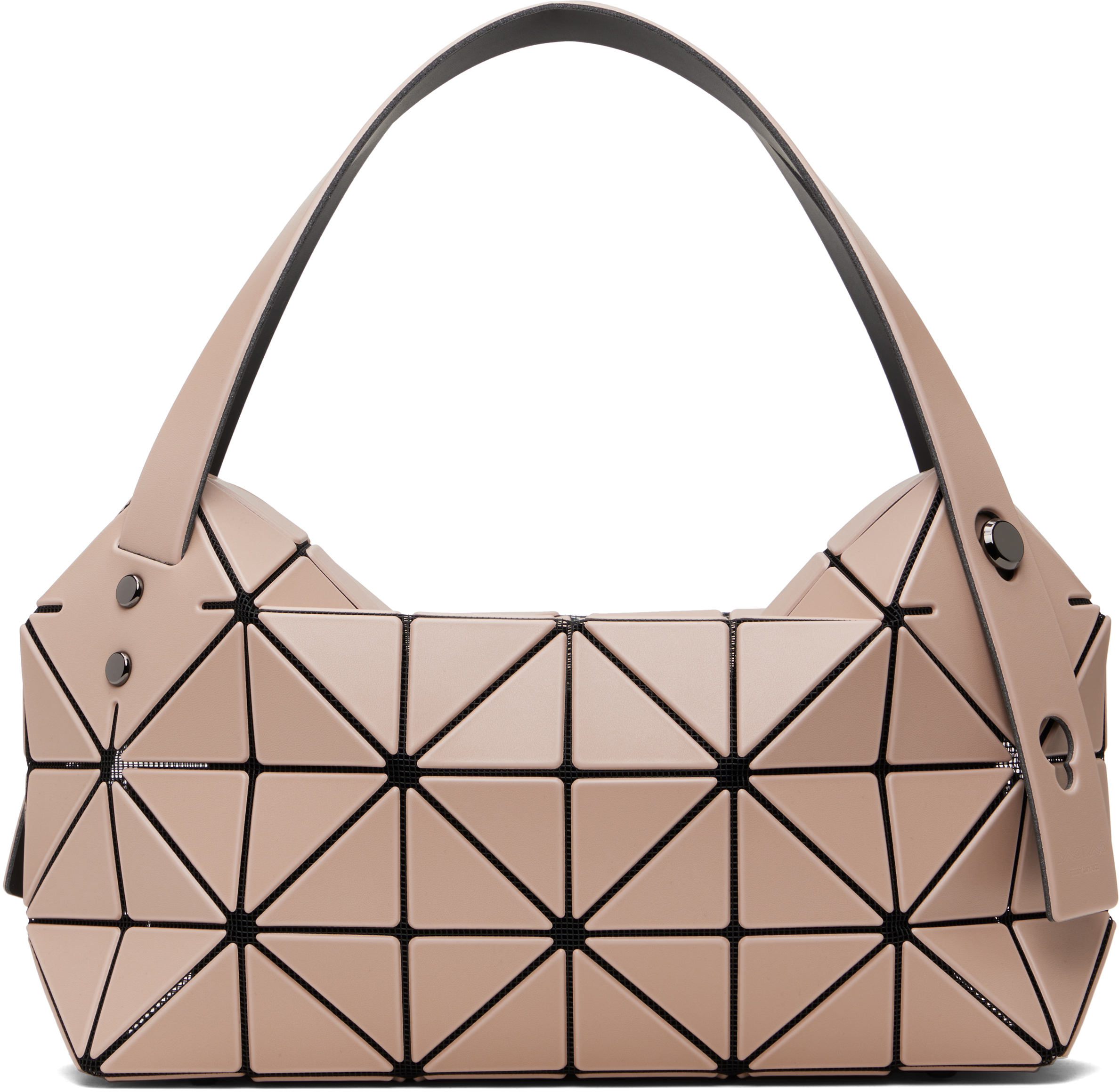 BAO BAO ISSEY MIYAKE: Beige Boston Small Hand Bag | SSENSE