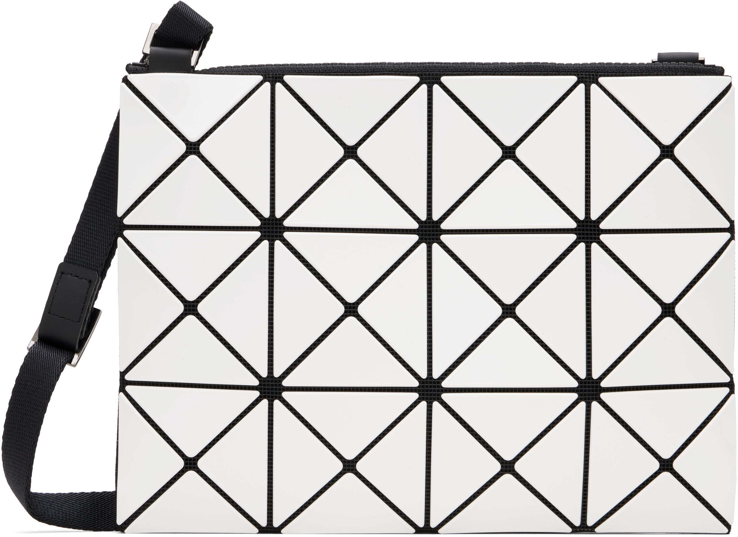 BAO BAO ISSEY MIYAKE: White Lucent Bag | SSENSE