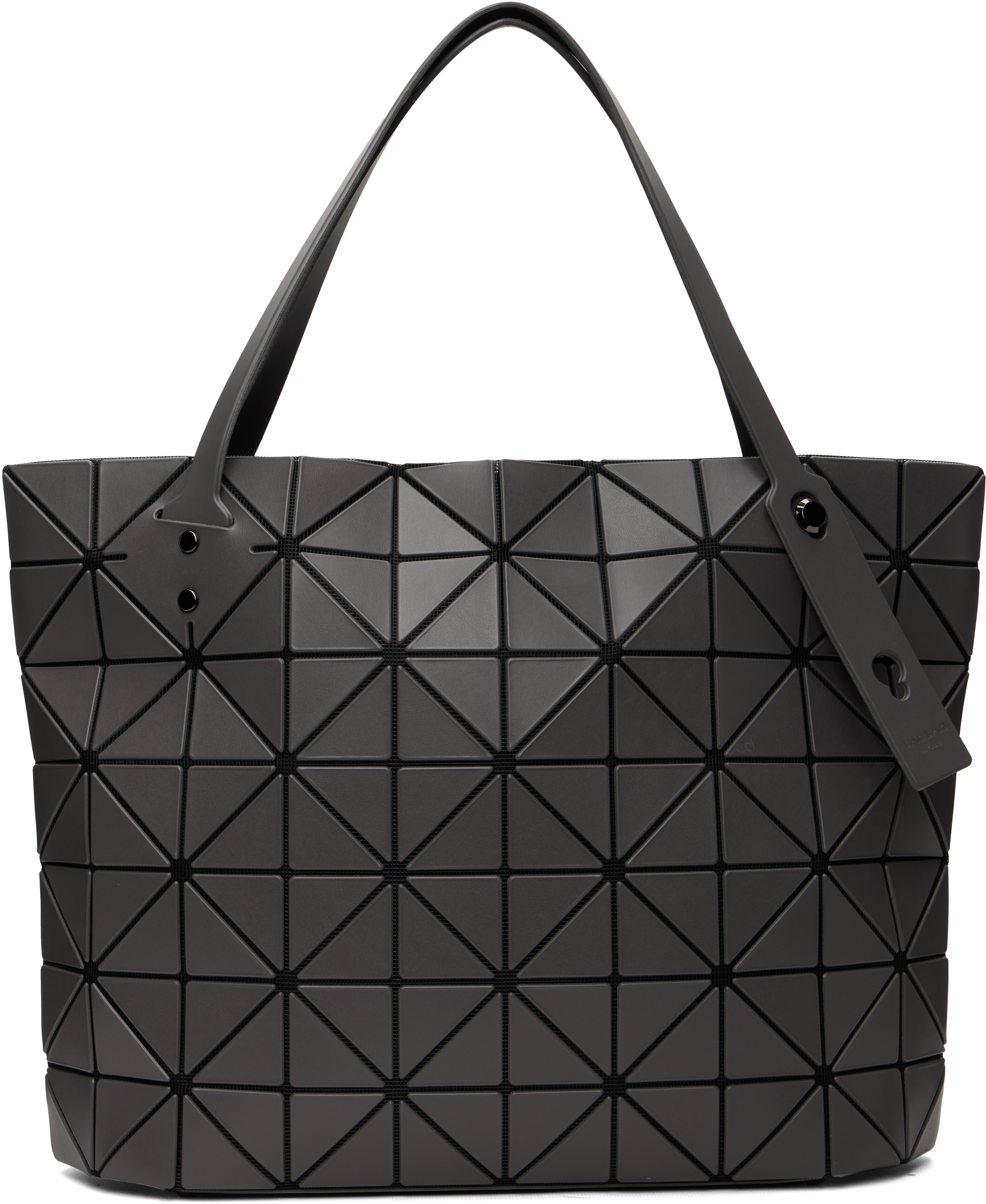 BAO BAO ISSEY MIYAKE: Gray Rock Matte Bag | SSENSE