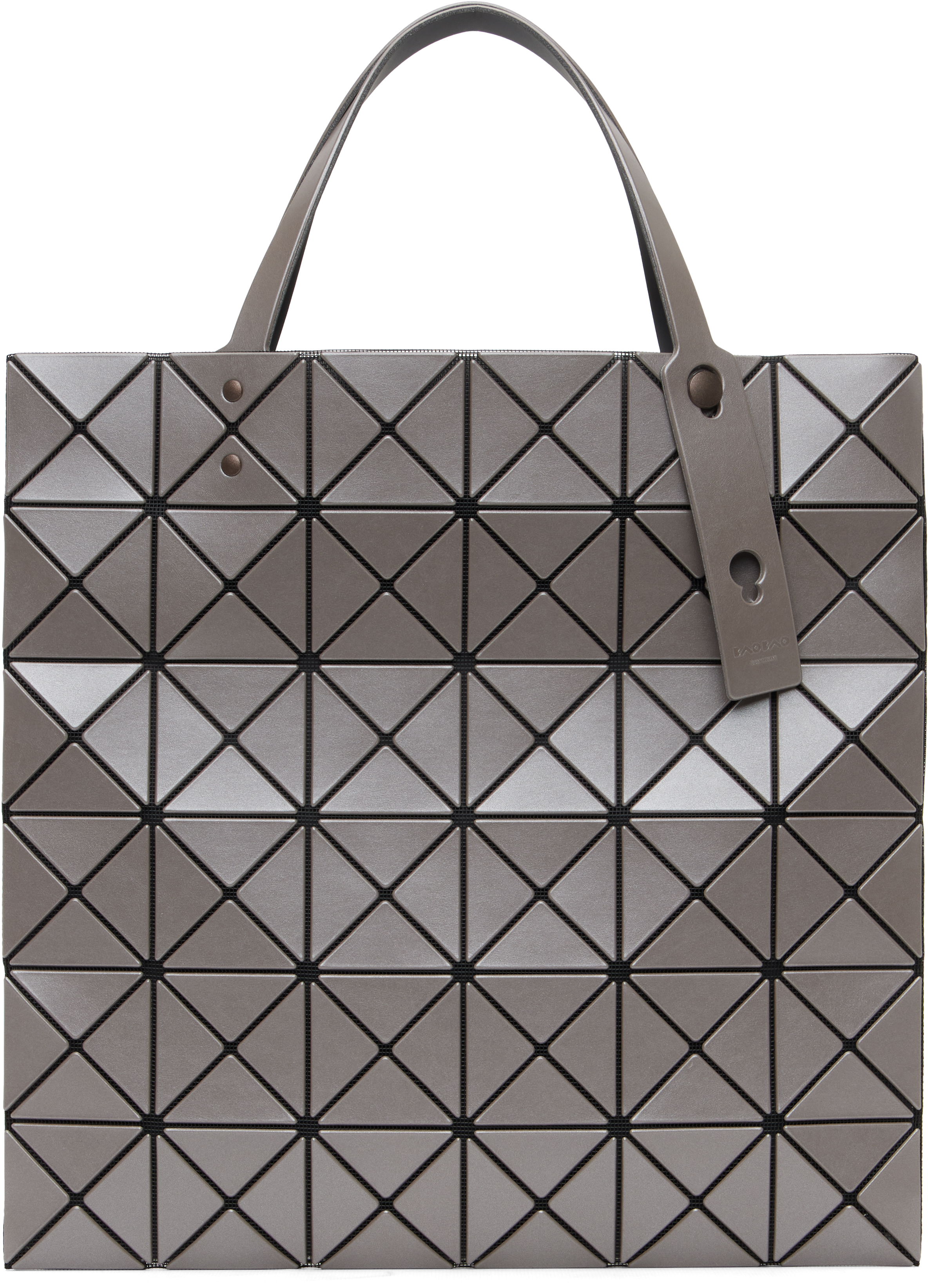 BAO BAO ISSEY MIYAKE: Brown Lucent Metallic Tote | SSENSE BAO BAO ISSEY MIYAKE: Brown Lucent Metallic Tote | SSENSE