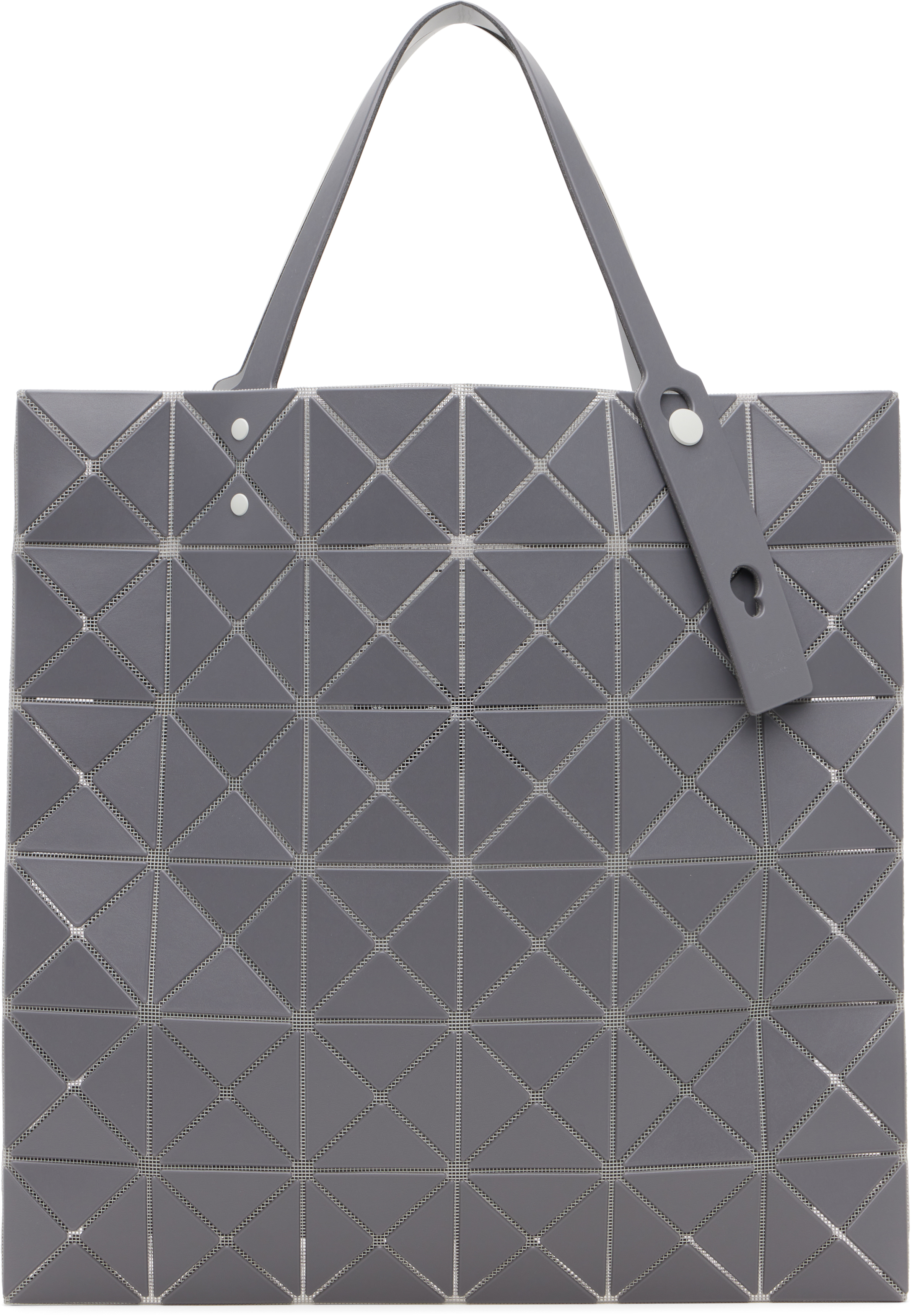 BAO BAO ISSEY MIYAKE: Gray Lucent W Color Tote | SSENSE