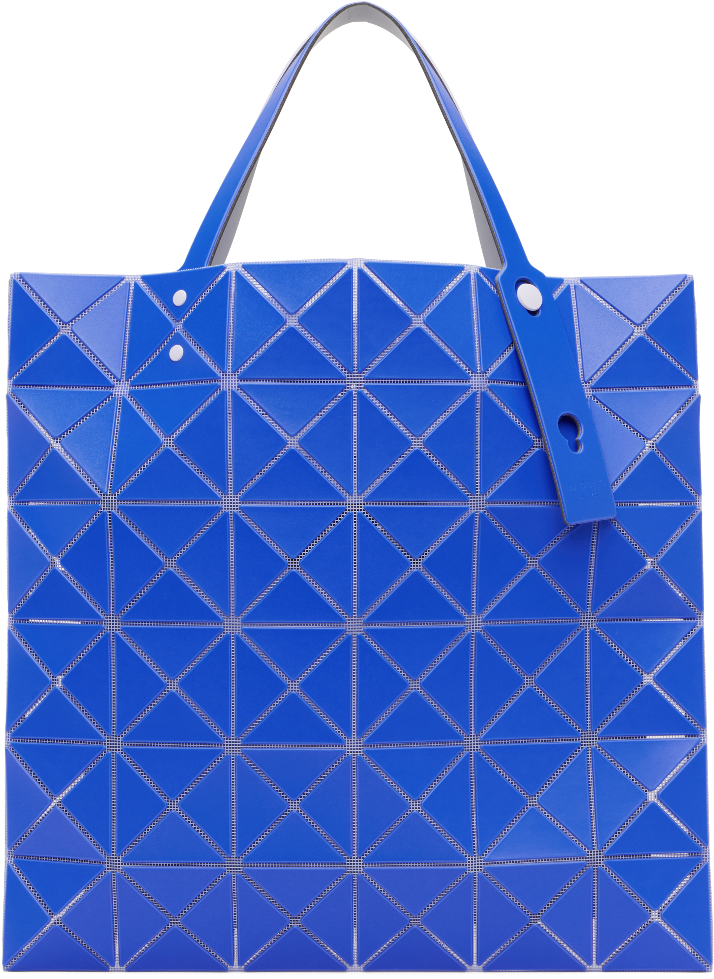 BAO BAO ISSEY MIYAKE: Blue Lucent W Color Tote | SSENSE