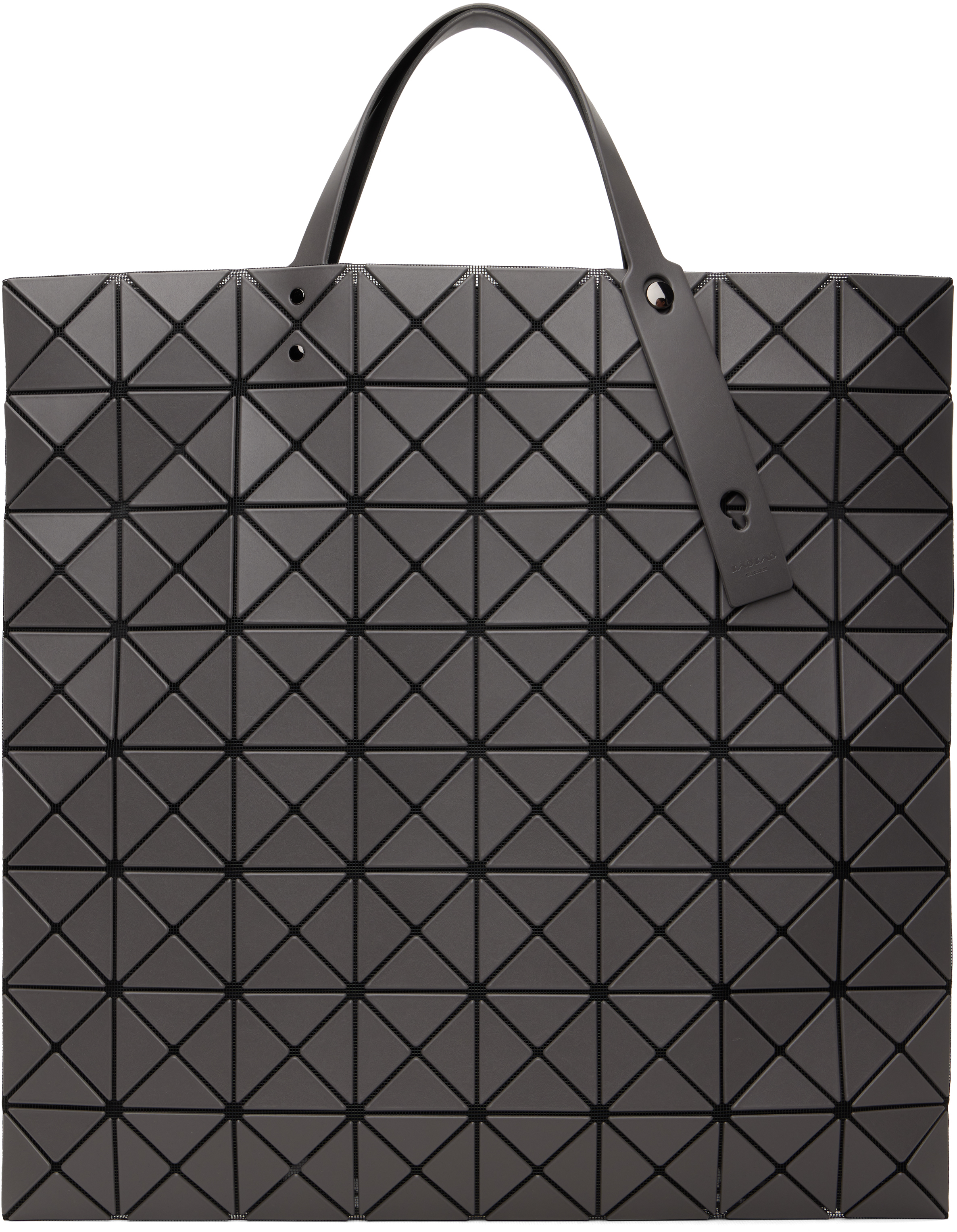 BAO BAO ISSEY MIYAKE: Gray Lucent Tote | SSENSE