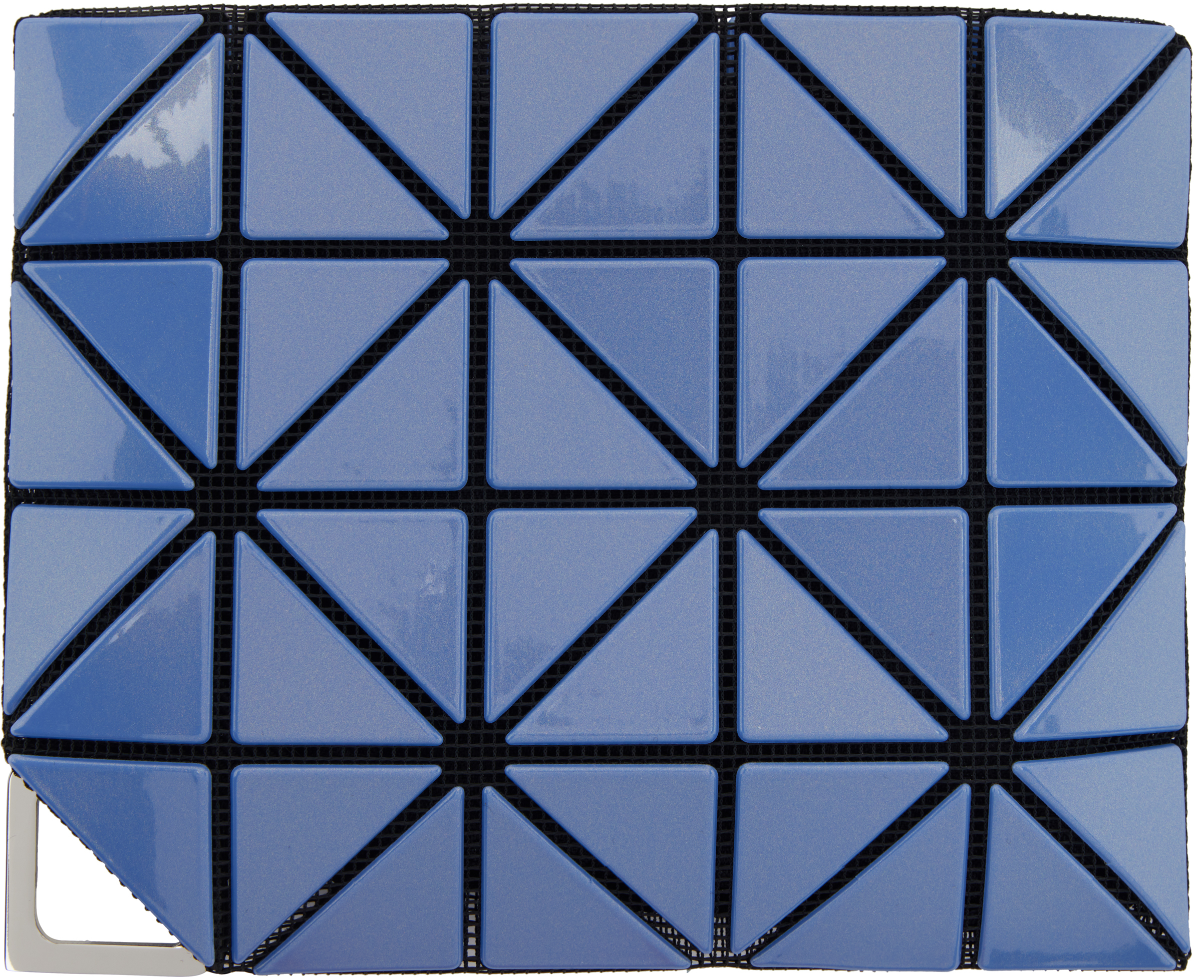 BAO BAO ISSEY MIYAKE: Blue Flipper Card Holder | SSENSE