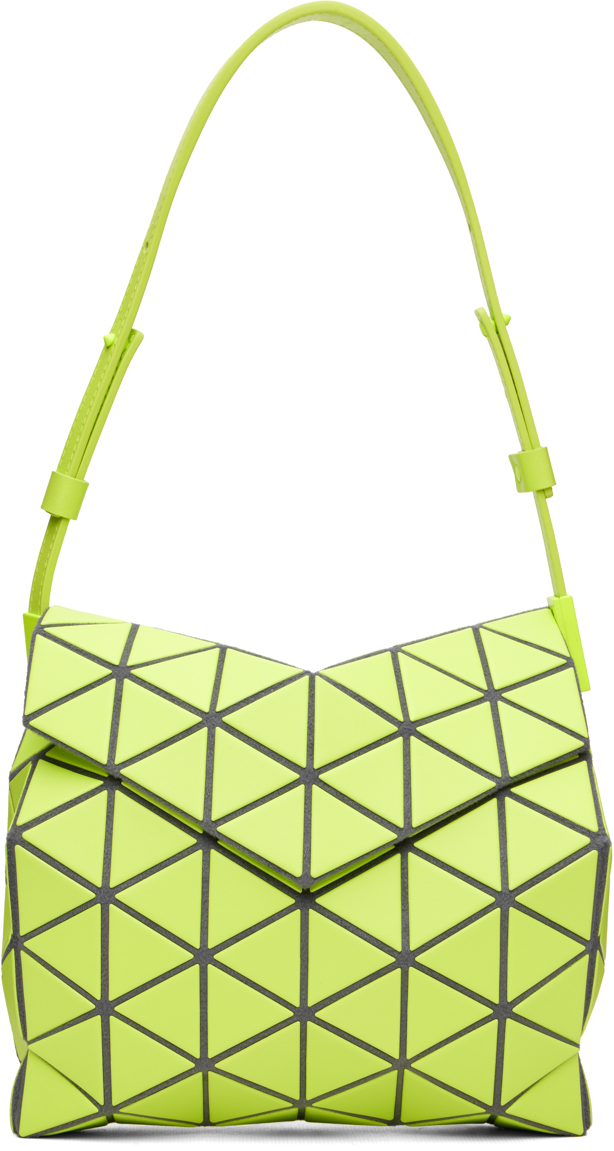 BAO BAO ISSEY MIYAKE: Yellow Torso Bag | SSENSE