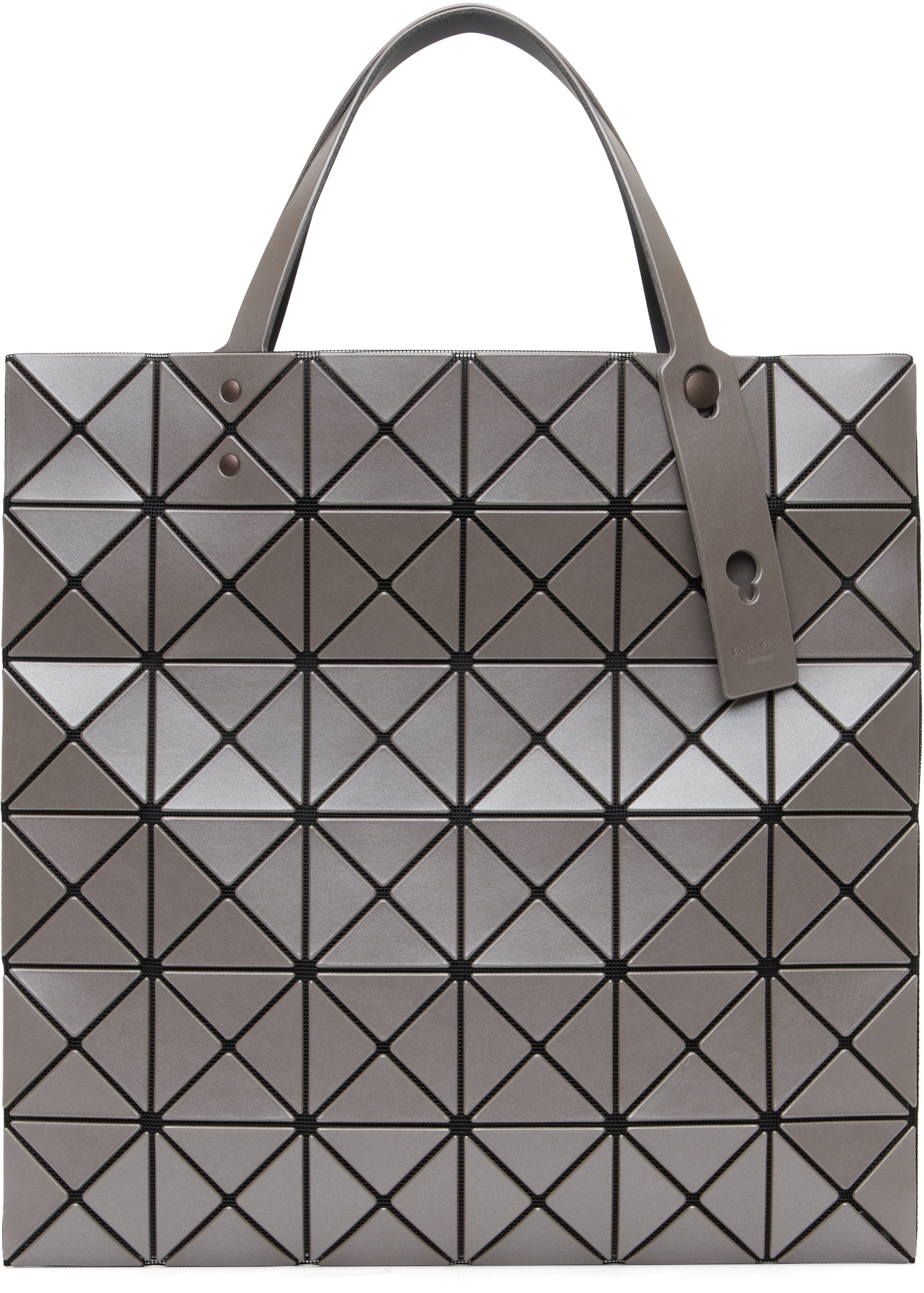 BAO BAO ISSEY MIYAKE: Brown Lucent Metallic Tote | SSENSE