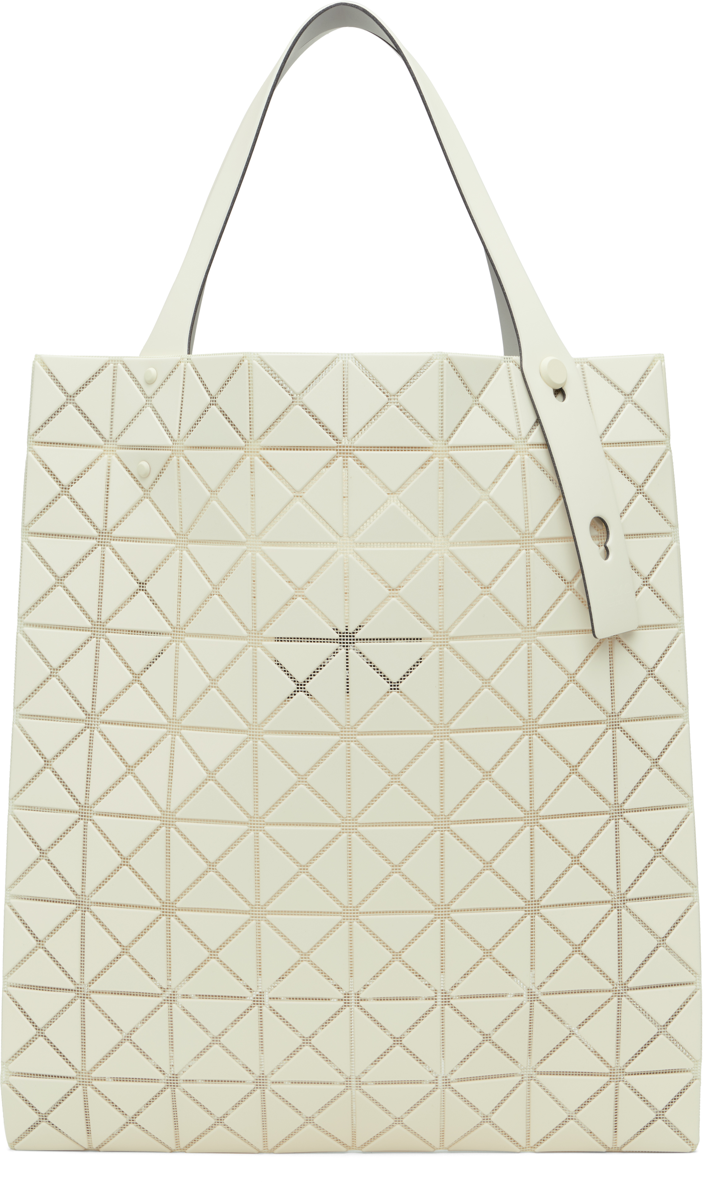 BAO BAO ISSEY MIYAKE: Off-White Prism Plus Tote | SSENSE