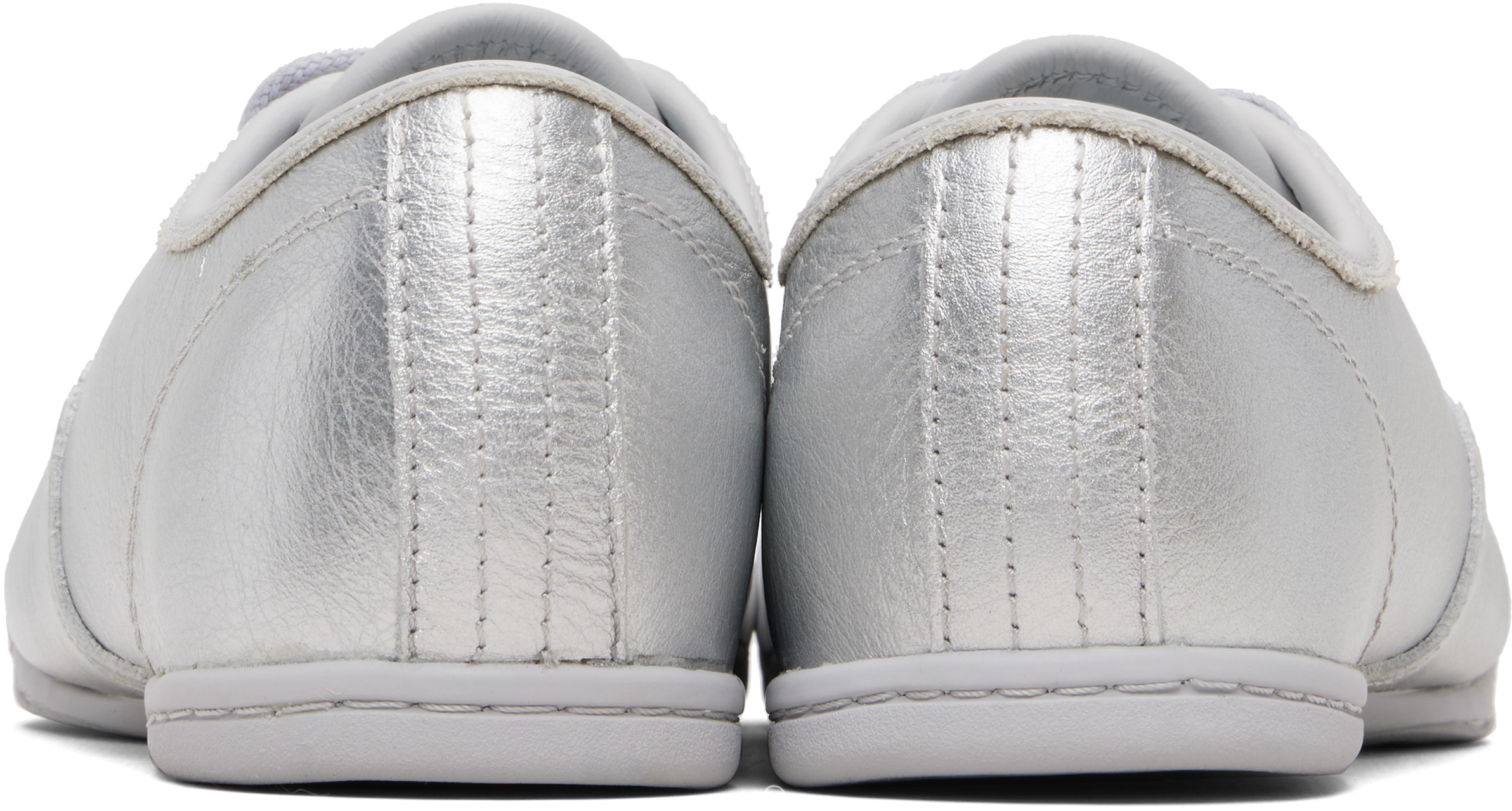 Vans Silver Otw Authentic Prima Sneakers In Silver