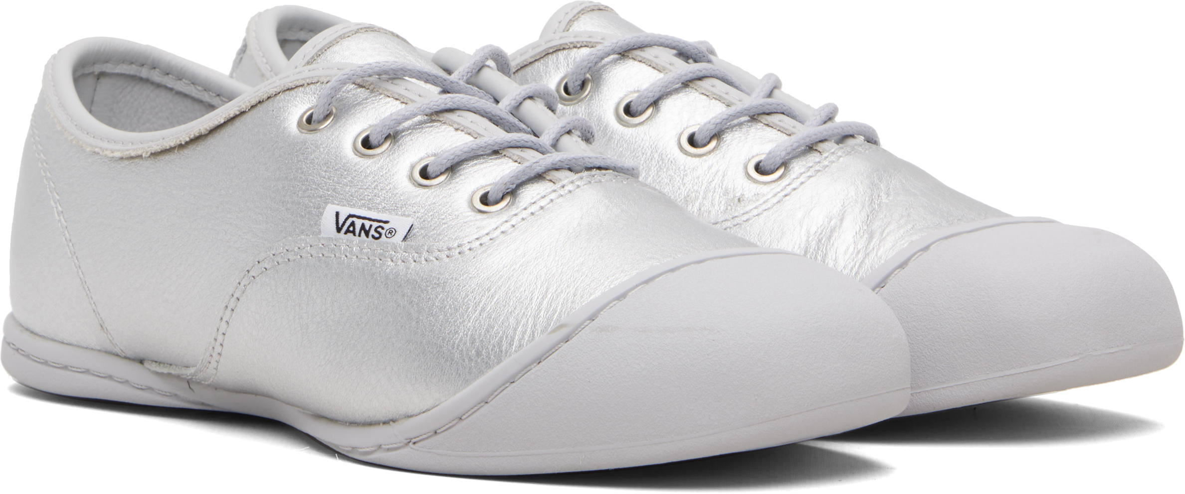 Vans Silver Otw Authentic Prima Sneakers In Silver