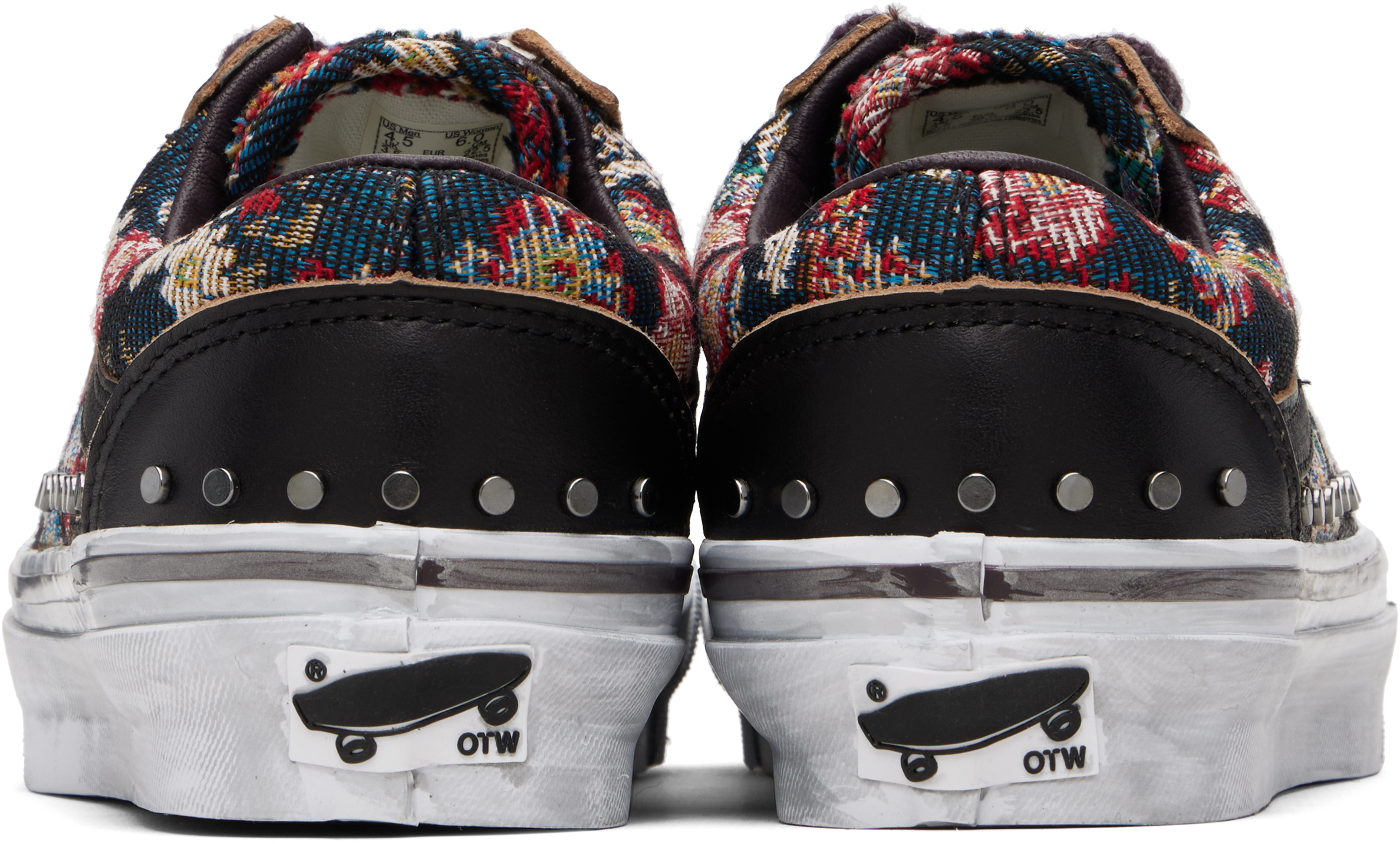 Vans Black Otw Old Skool 36 Vibram Sneakers In Multi