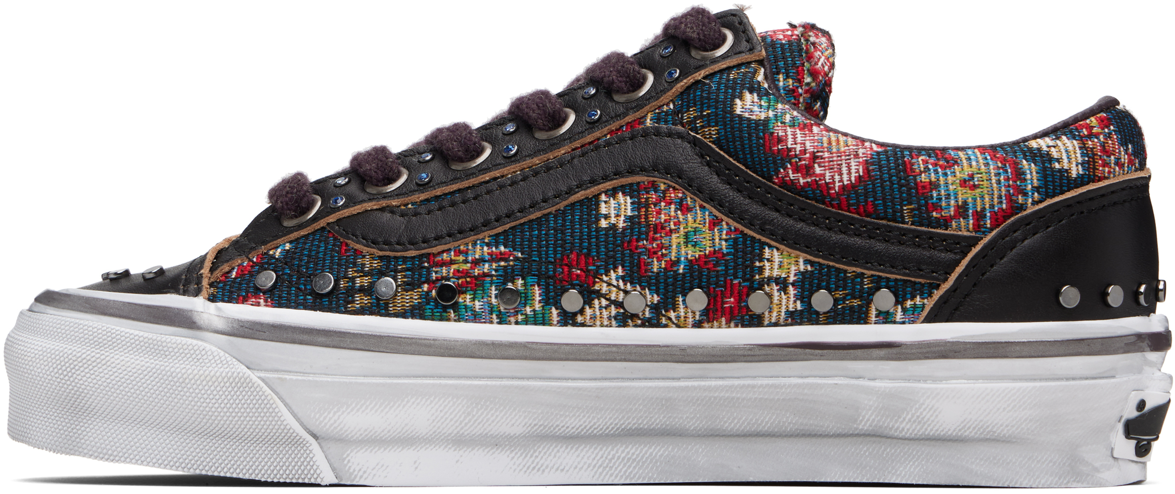 Vans Black Otw Old Skool 36 Vibram Sneakers In Multi