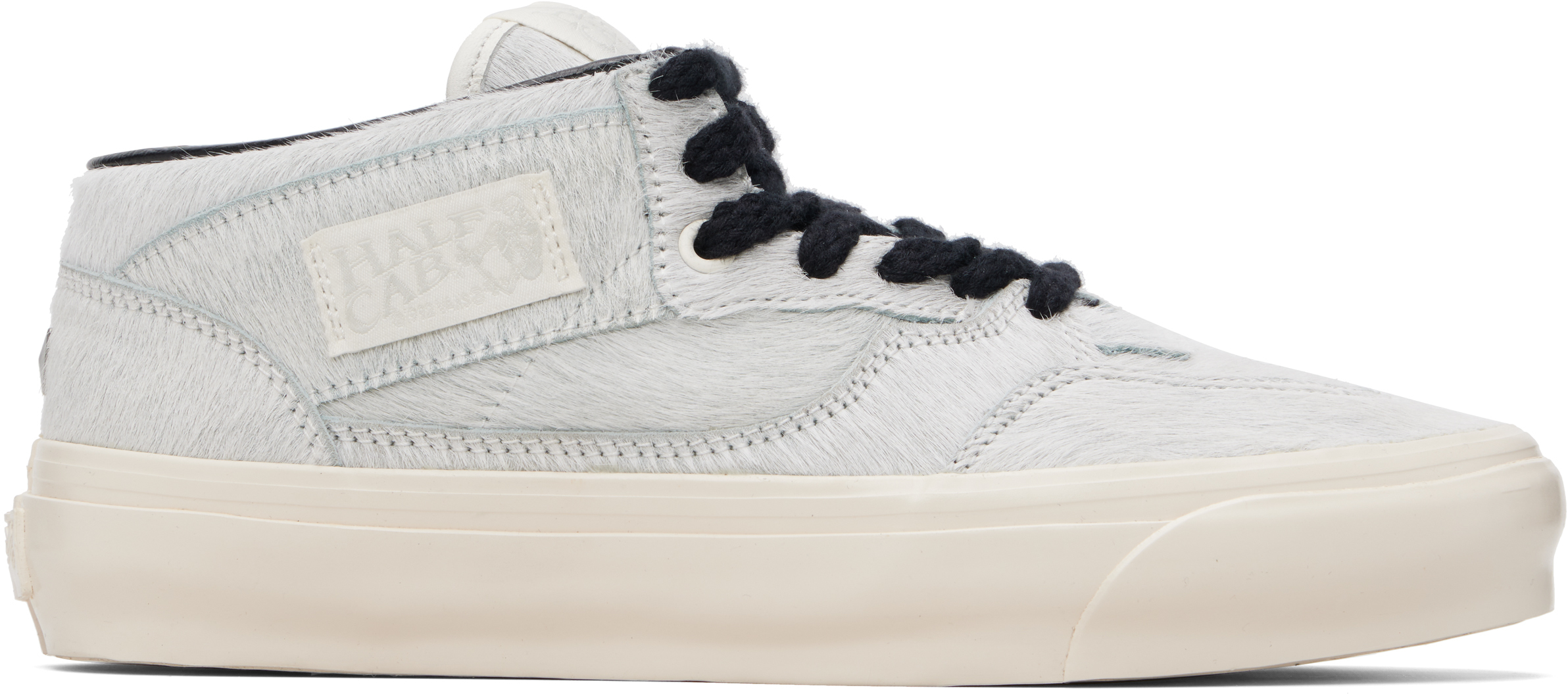 Vans: Gray Life Is Unfair Edition LX Half Cab 33 Sneakers | SSENSE