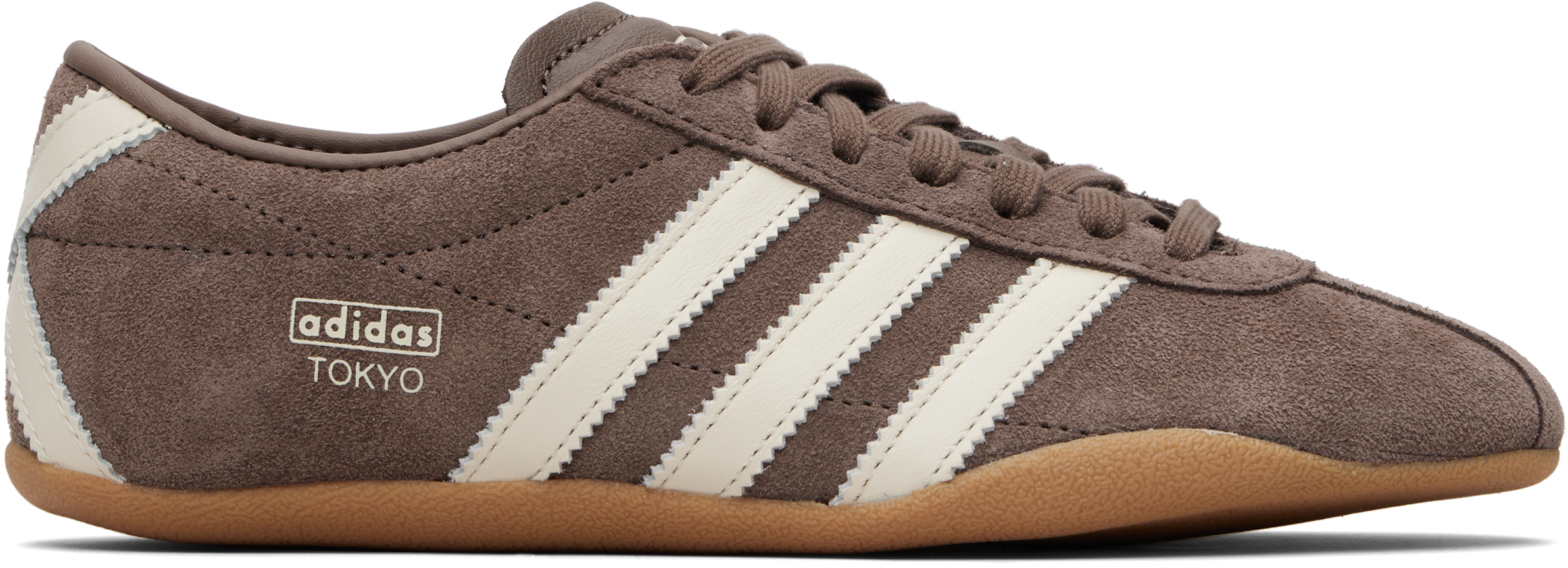 Adidas Originals Brown Tokyo Sneakers In Gray