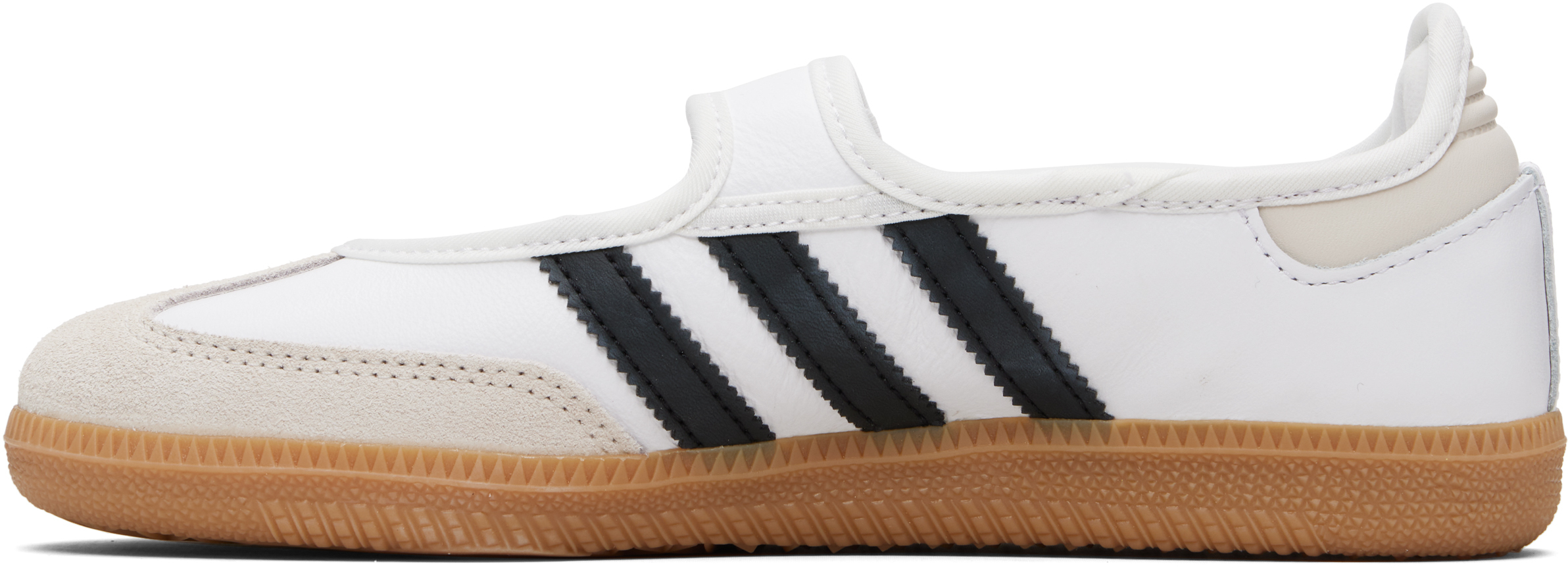 Adidas Originals Samba Mary Jane Ballet Flats In White