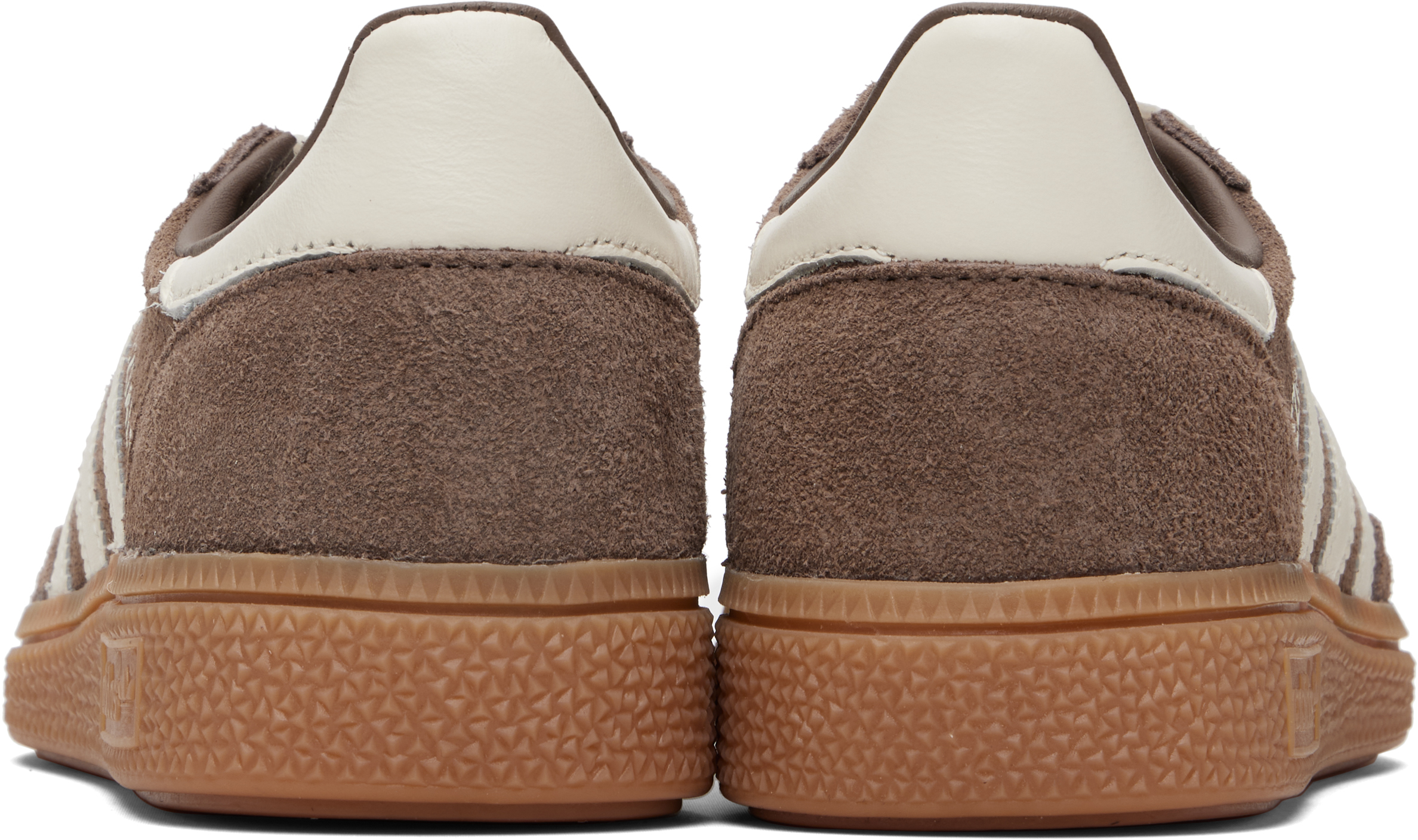 Adidas Originals Brown Handball Spezial Sneakers In Gray