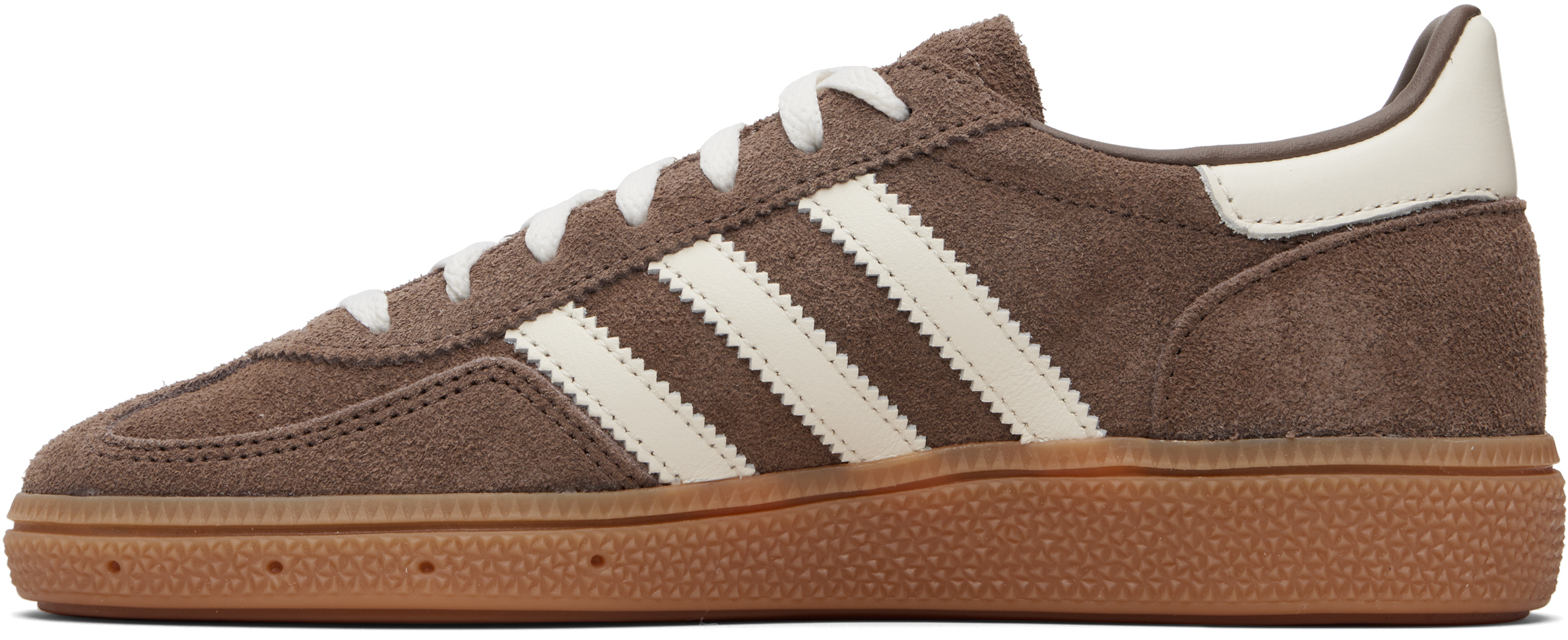 Adidas Originals Brown Handball Spezial Sneakers In Gray