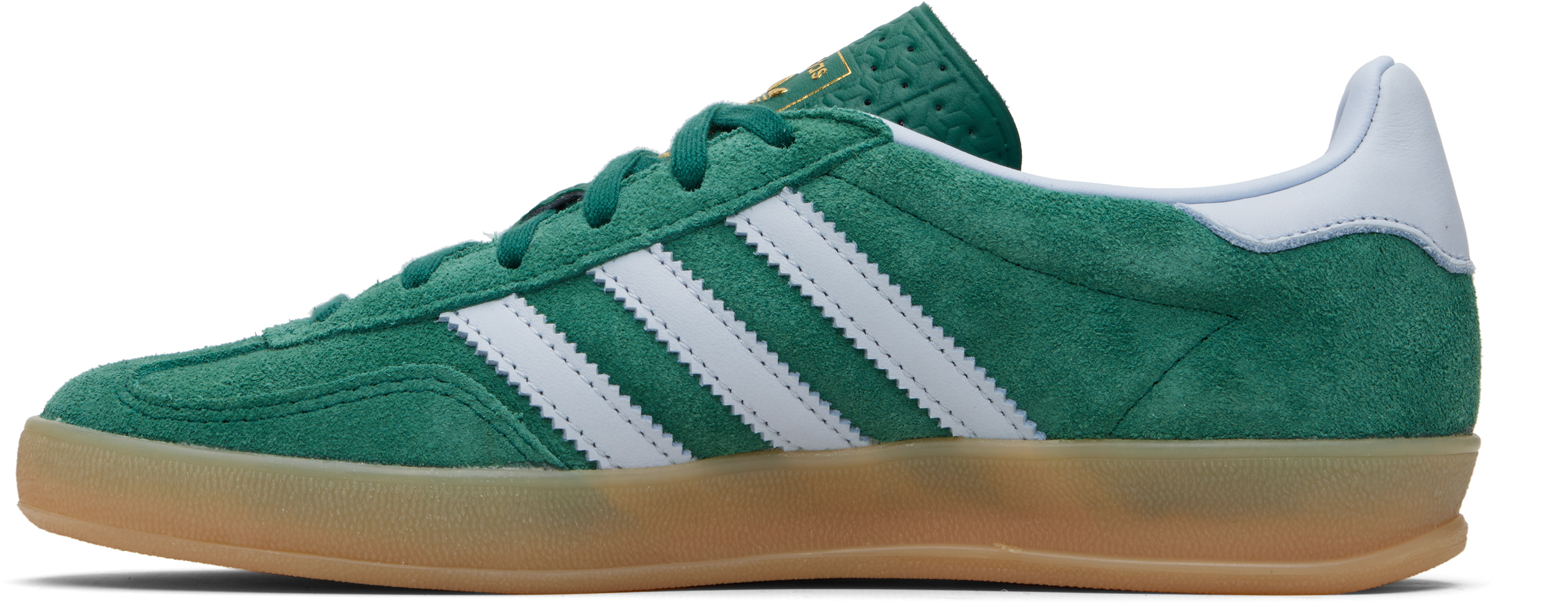 Adidas Originals Green Gazelle Indoor Sneakers In Green
