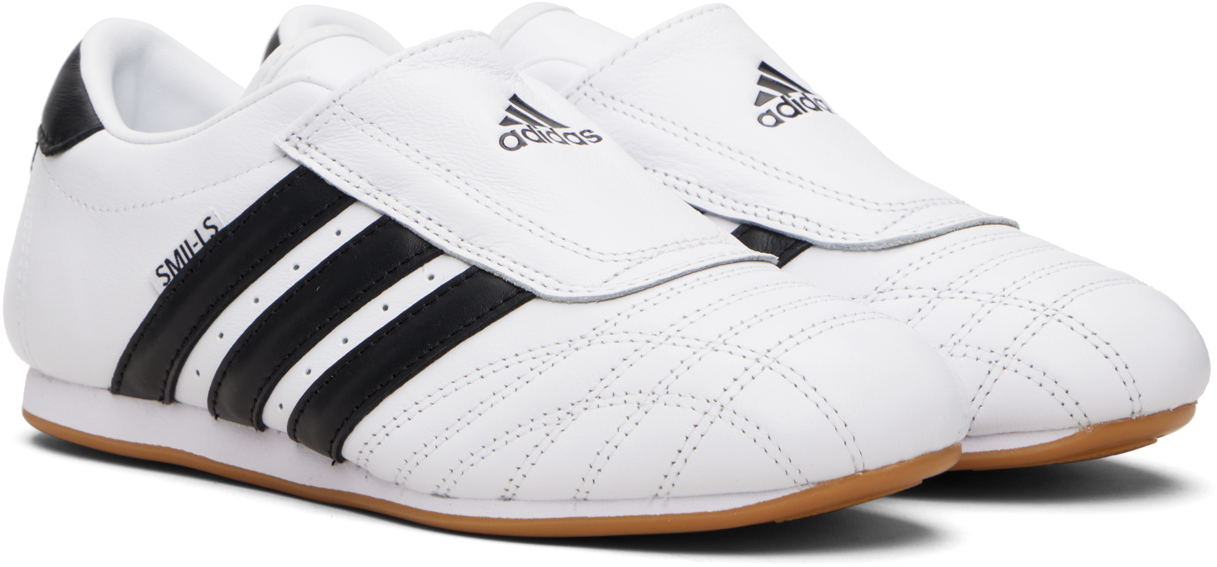 Adidas Originals White Taekwondo Sneakers In White