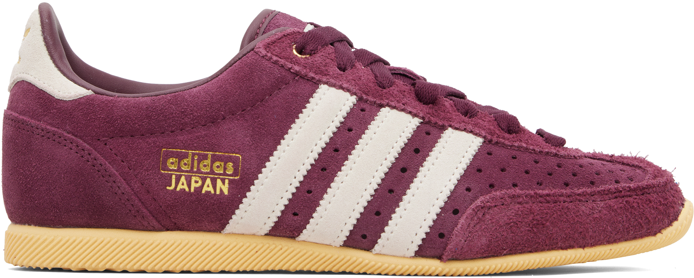 Burgundy Japan Sneakers by adidas Originals on Sale