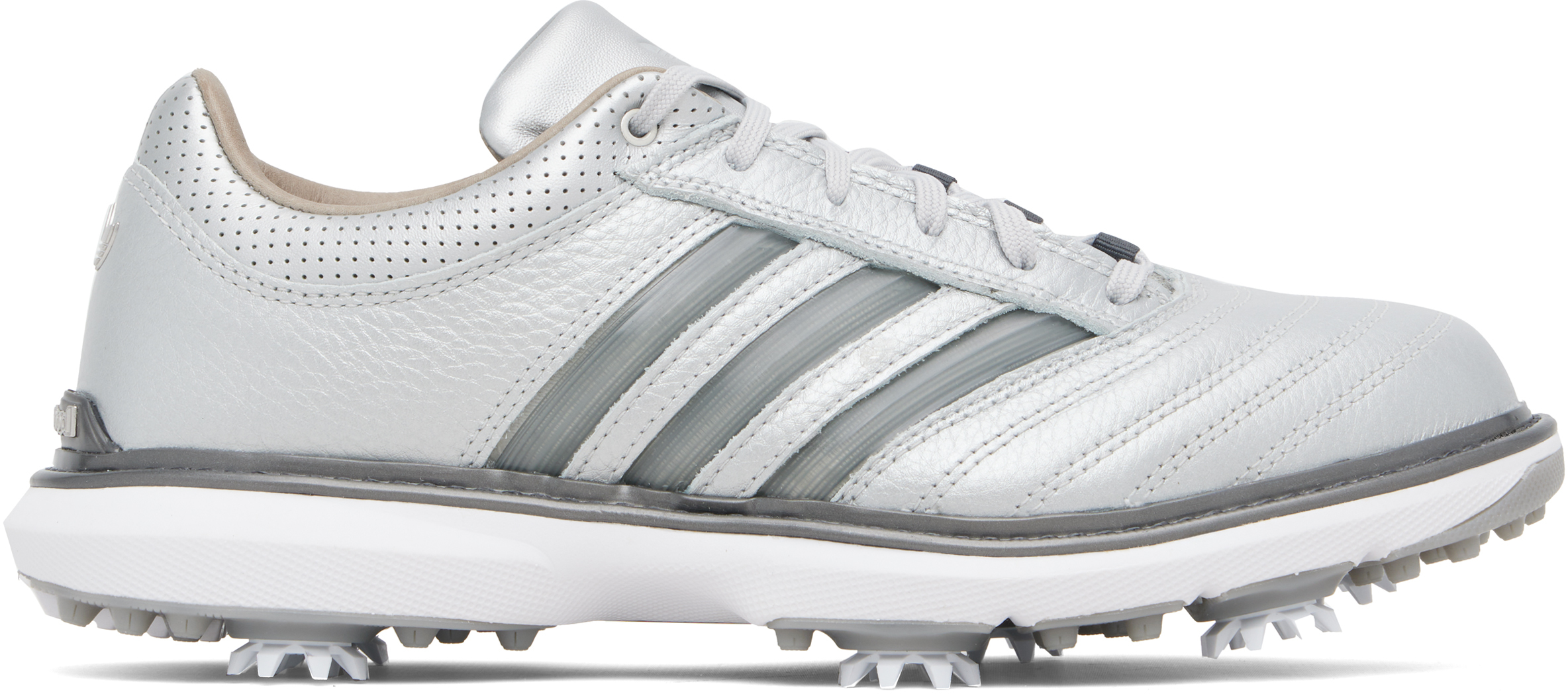 Silver Metalwood Edition MC70 Golf Sneakers by adidas Originals on